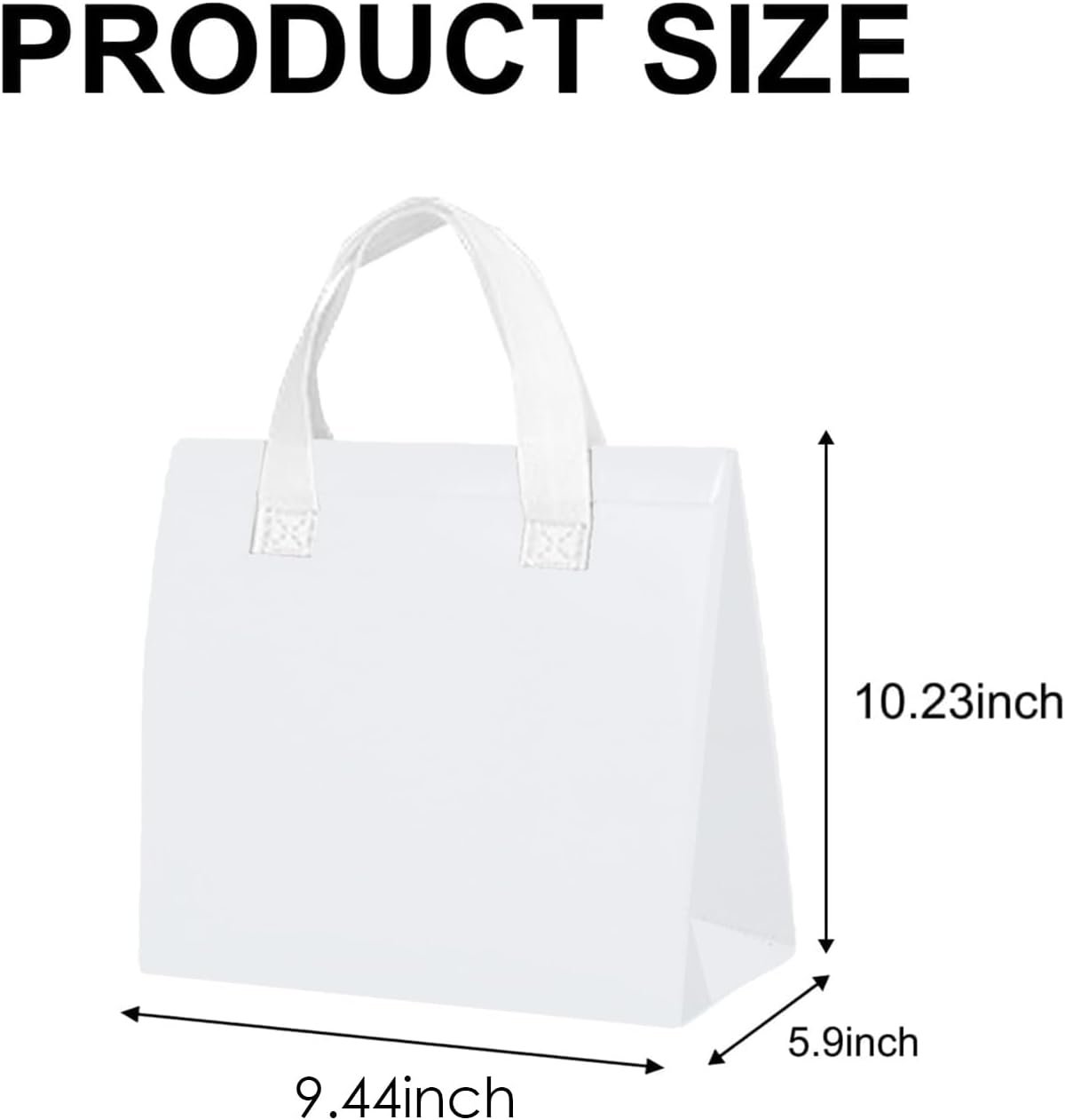 Grossiste en Pochettes Isolantes à Emporter en Vrac - 25 Pcs 6 x 9,5 x 10 Pouces Sacs Thermiques - Sac Isotherme Jetable pour Aliments Chauds et Froids, Livraison de Repas (Blanc) - Logo Personnalisé Grossiste en Pochettes Isolantes à Emporter en Vrac - 25 Pcs 6 x 9,5 x 10 Pouces Sacs Thermiques - Sac Isotherme Jetable pour Aliments Chauds et Froids, Livraison de Repas (Blanc) - Logo Personnalisé