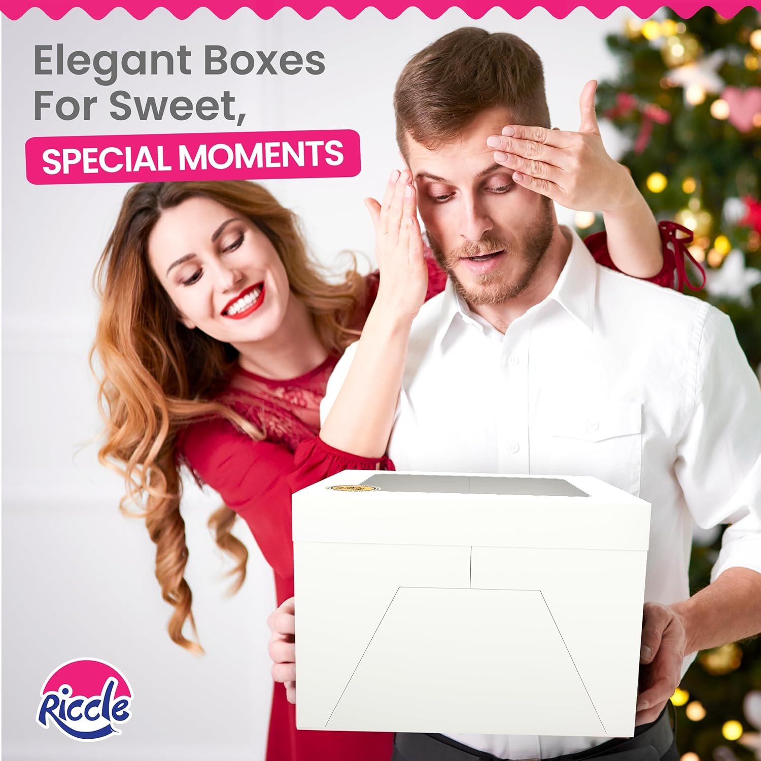 Grossiste en Boîtes à Gâteau 15pcs, Boîtes à Gâteau Carrées 12x12x8 Pouces avec Fenêtre, Fournisseur de Boîtes Blanches pour Pâtisserie, Logo Personnalisé pour Décoration de Gâteaux en Vrac.