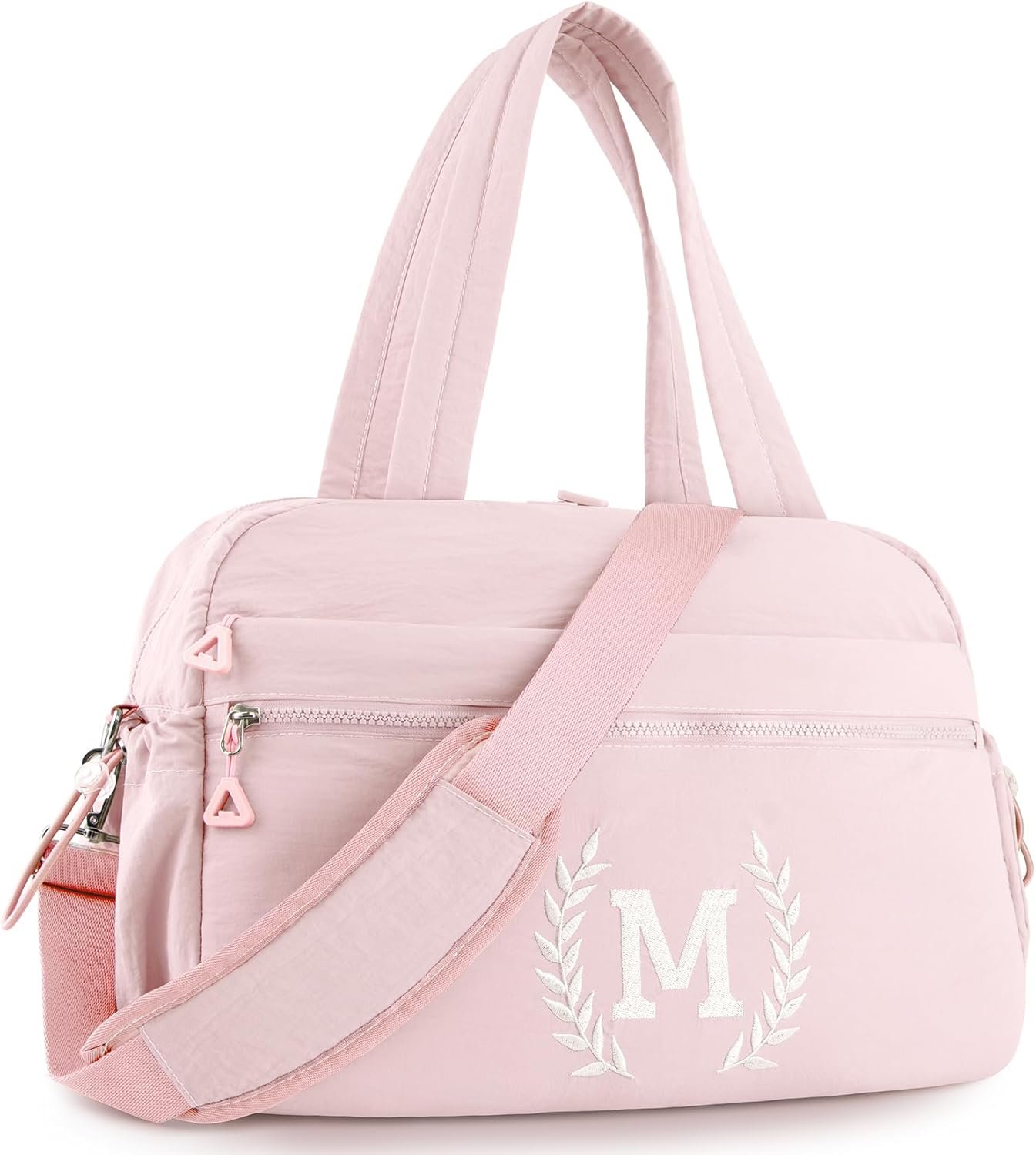 Grossiste Duffle Bag personnalisé pour femmes, enfants et amis, sac de week-end monogrammé pour nuitée, cadeau d'anniversaire pour adolescente, mère, fille, grand-mère, logo personnalisé (Rose, M) fabrication de fournisseur en gros.