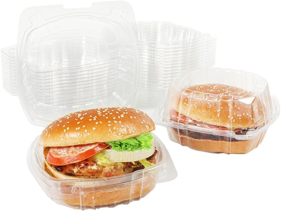 Grossiste en contenants en plastique jetables 6 x 6 pouces avec couvercles, boîte à nourriture carrée avec charnière élégante adaptée pour le stockage de plats à emporter, OEM pour hamburgers et sandwichs, fournisseur idéal pour vos événements. Grossiste en contenants en plastique jetables 6 x 6 pouces avec couvercles, boîte à nourriture carrée avec charnière élégante adaptée pour le stockage de plats à emporter, OEM pour hamburgers et sandwichs, fournisseur idéal pour vos événements.