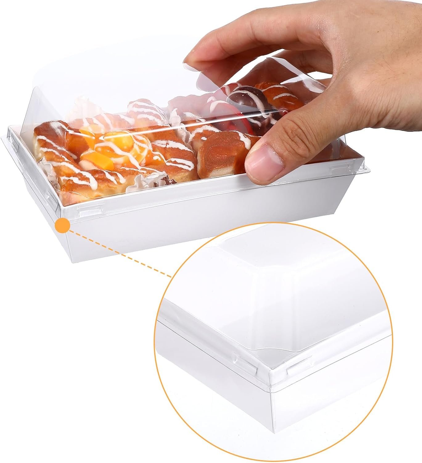 Grossiste boîtes à pâtisserie blanches 50 pièces, logo personnalisé, contenant des cookies, des sandwiches, des cupcakes, des fraises et desserts à emporter, fournisseur. Grossiste boîtes à pâtisserie blanches 50 pièces, logo personnalisé, contenant des cookies, des sandwiches, des cupcakes, des fraises et desserts à emporter, fournisseur.