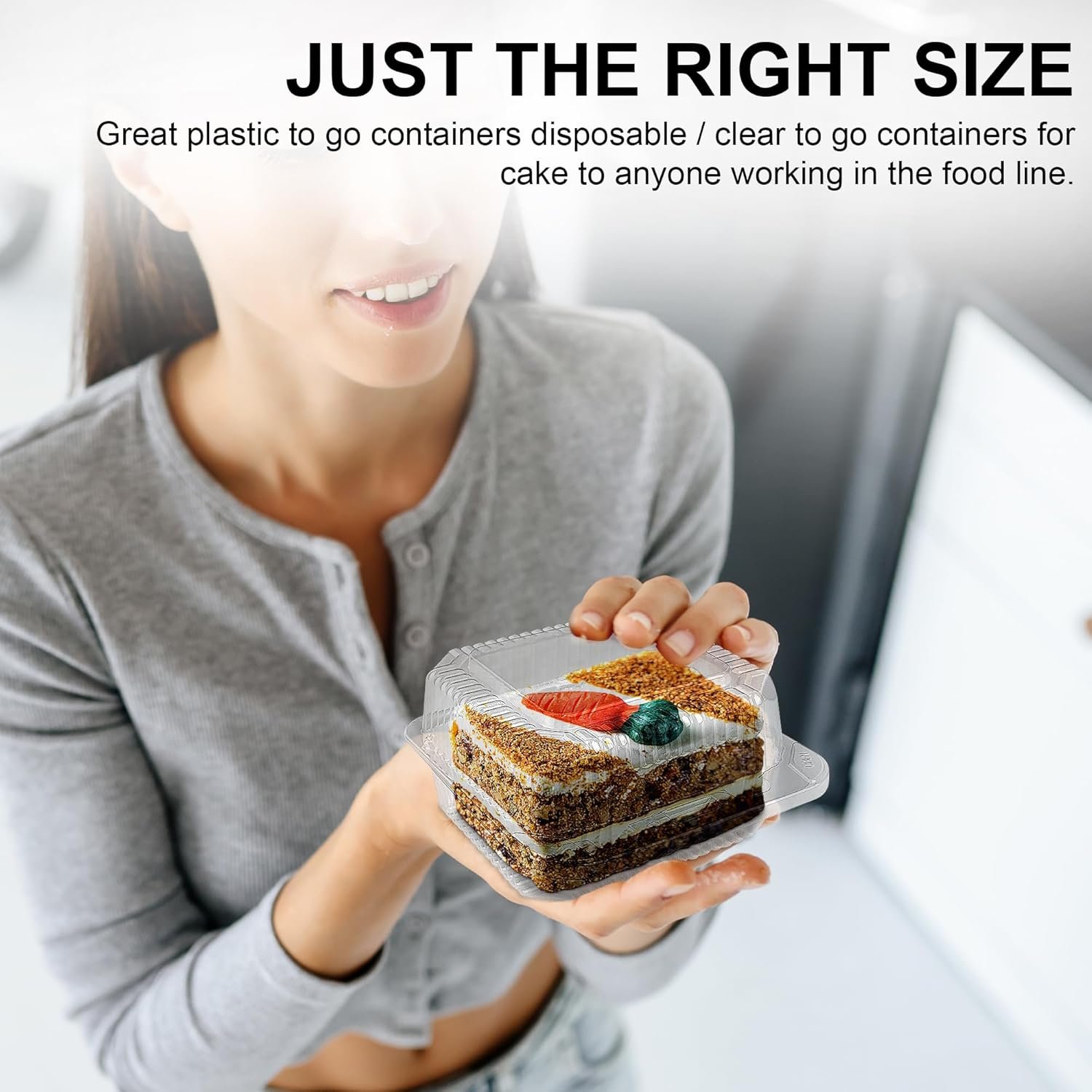 Container en plastique carré 5