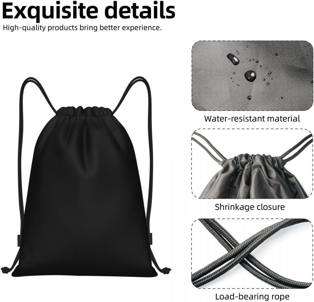 Grossiste sacs à dos à cordon personnalisés pour le gymnase et les voyages, logo OEM en vrac, petite taille noire