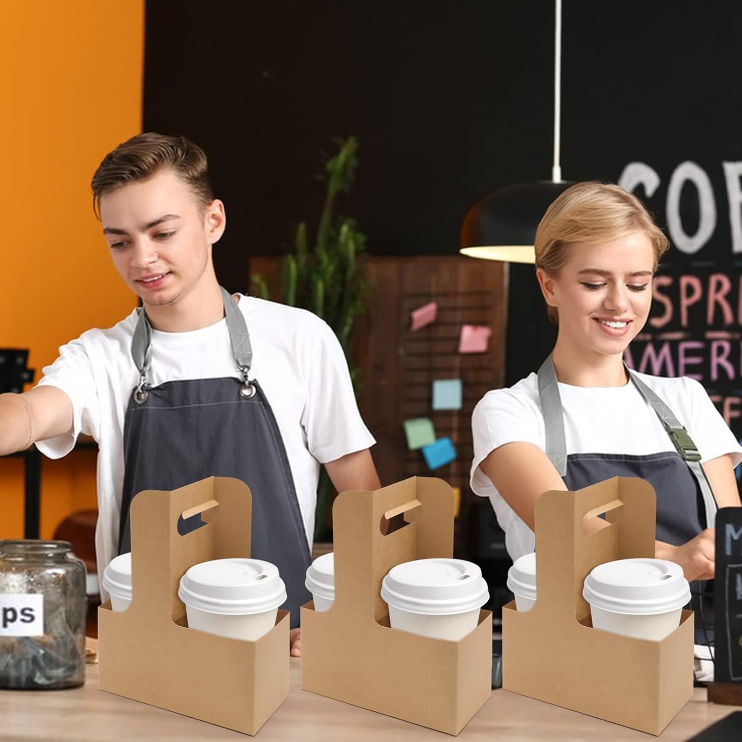 Grossiste en Vrac de Support à Boissons 25 Pcs avec Poignée - Porte-gobelet en Papier pour 2 Tasses, Logo Personnalisé pour Livraison de Nourriture et Boissons, Fabricant de solutions d'emballage Grossiste en Vrac de Support à Boissons 25 Pcs avec Poignée - Porte-gobelet en Papier pour 2 Tasses, Logo Personnalisé pour Livraison de Nourriture et Boissons, Fabricant de solutions d'emballage