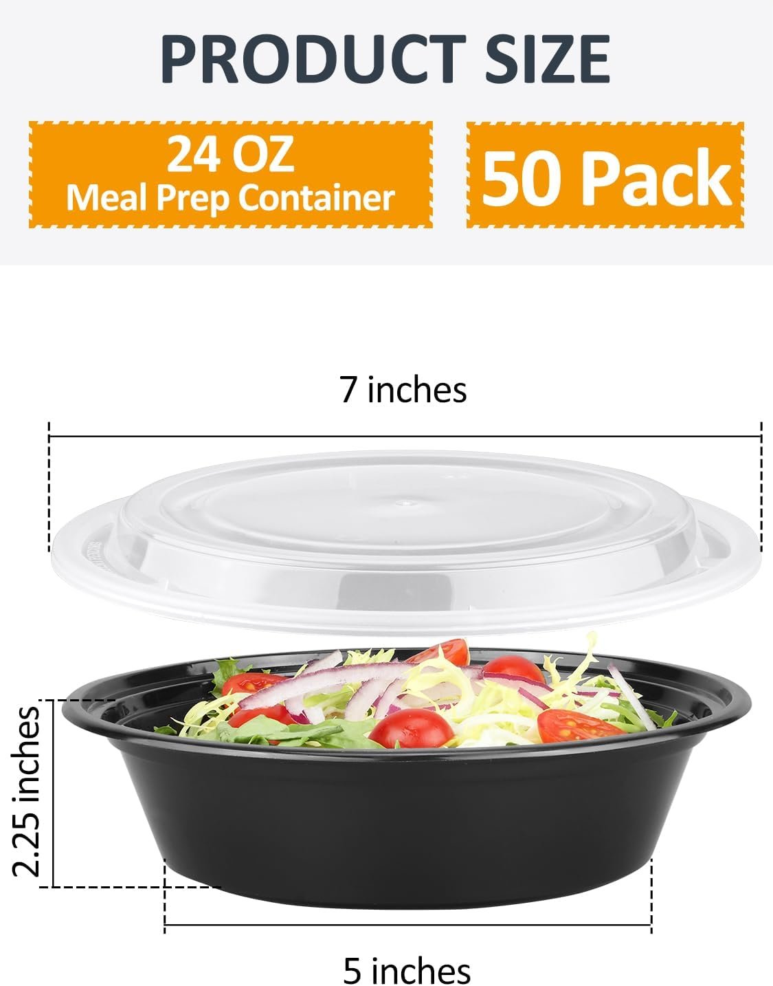 Grossiste Conteneurs Alimentaires en Plastique Réutilisables de 24oz avec Couvercles, Idéaux pour la Préparation de Repas, Fabricant pour Vente en Gros, Compatibles Micro-ondes, Congélateur et Lave-vaisselle