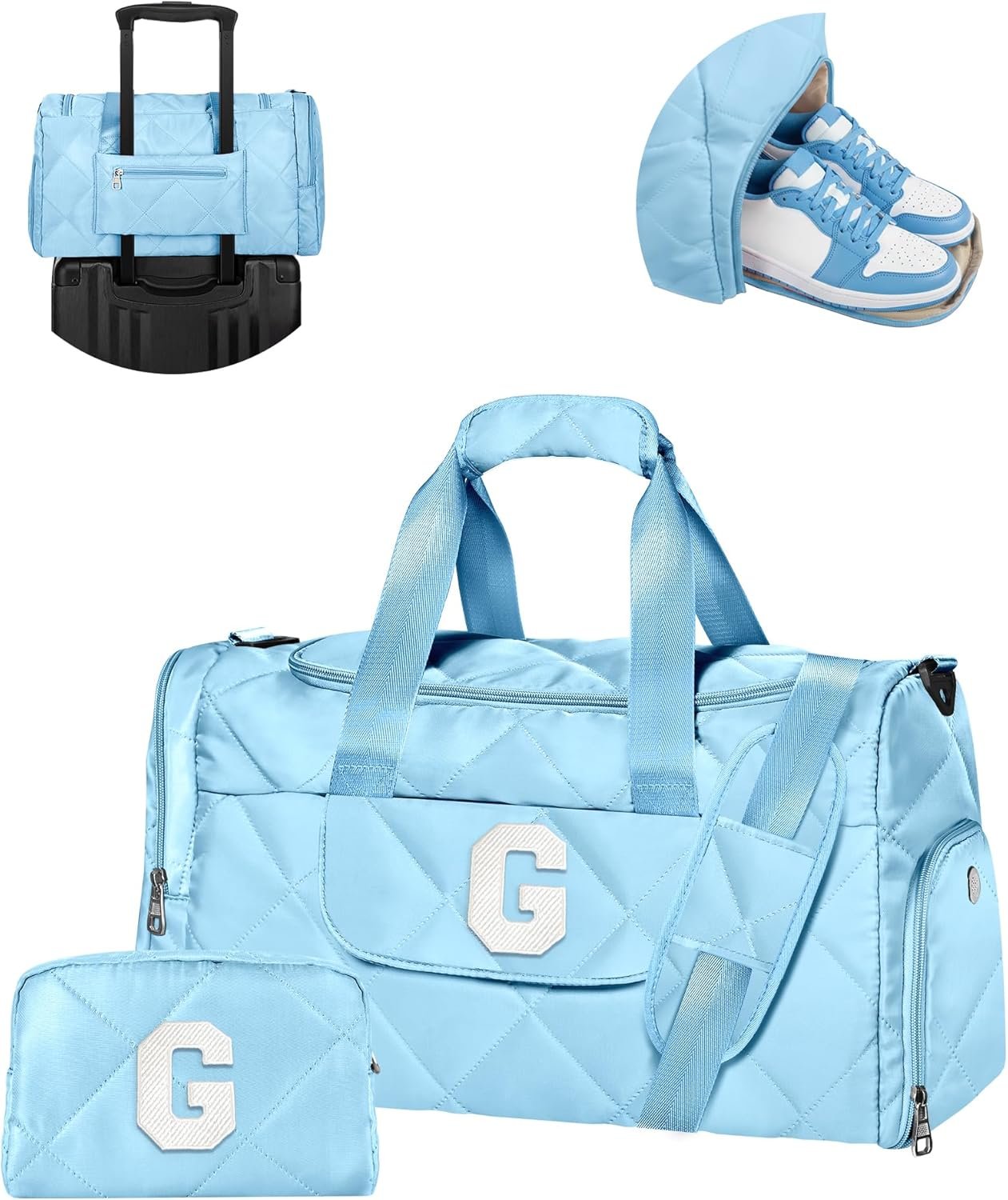 Duffle Bag Personnalisé pour Voyage, Grossiste en Accessoires, Idée Cadeau Unique pour Anniversaire, Retraite, Pour Maman, Sœur, Amies, Tante, Marraine, Sac Weekender pour Femme 20e, 21e, 25e, 30e anniversaire, Fabricant de Sacs.