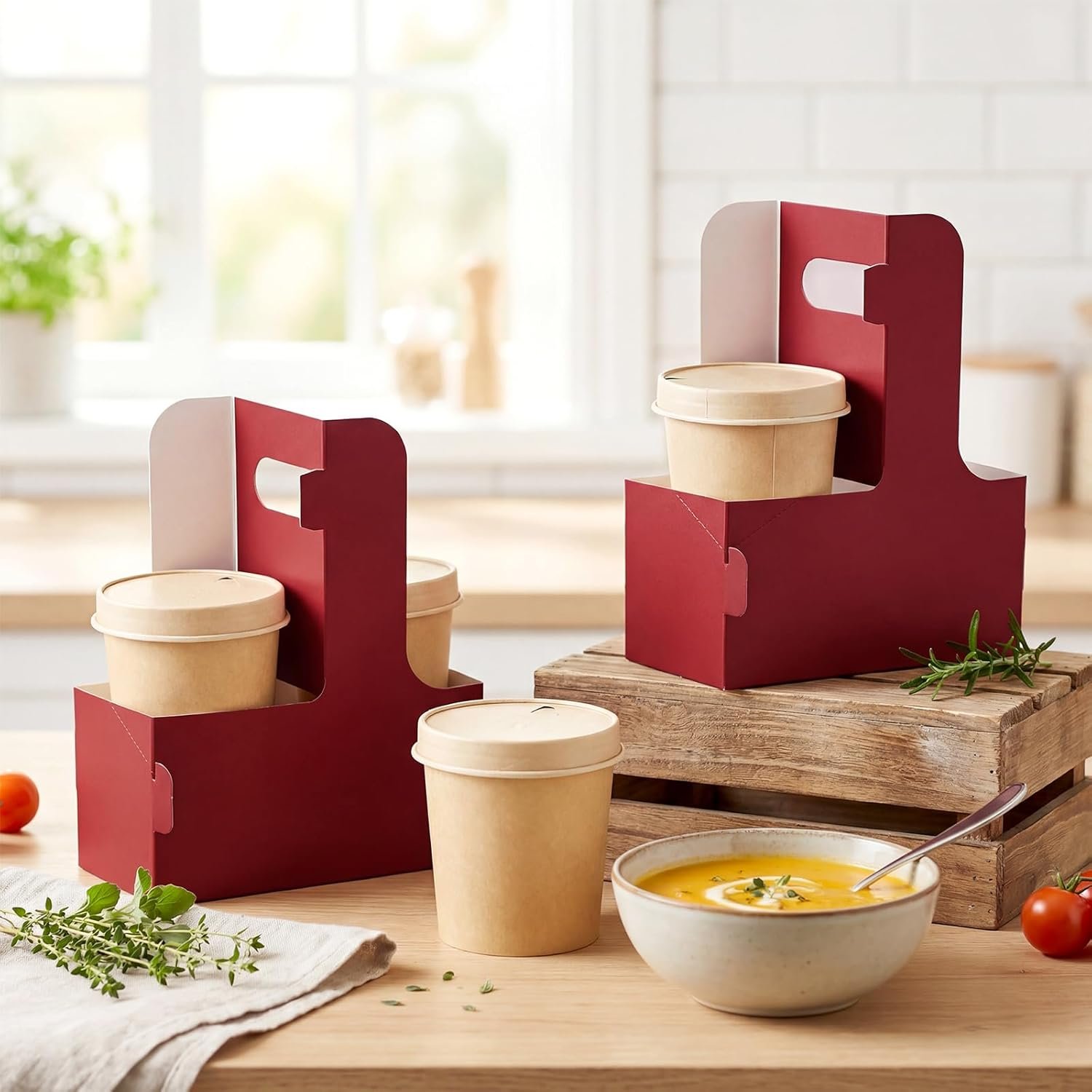 Grossiste 100 Paquet de Porte-Gobelet à 2 Tasses avec Poignée, Fabricant de Porte-Gobelet en Papier Jetable, Logo Personnalisé pour Livraison de Café (Rouge Foncé) Grossiste 100 Paquet de Porte-Gobelet à 2 Tasses avec Poignée, Fabricant de Porte-Gobelet en Papier Jetable, Logo Personnalisé pour Livraison de Café (Rouge Foncé)