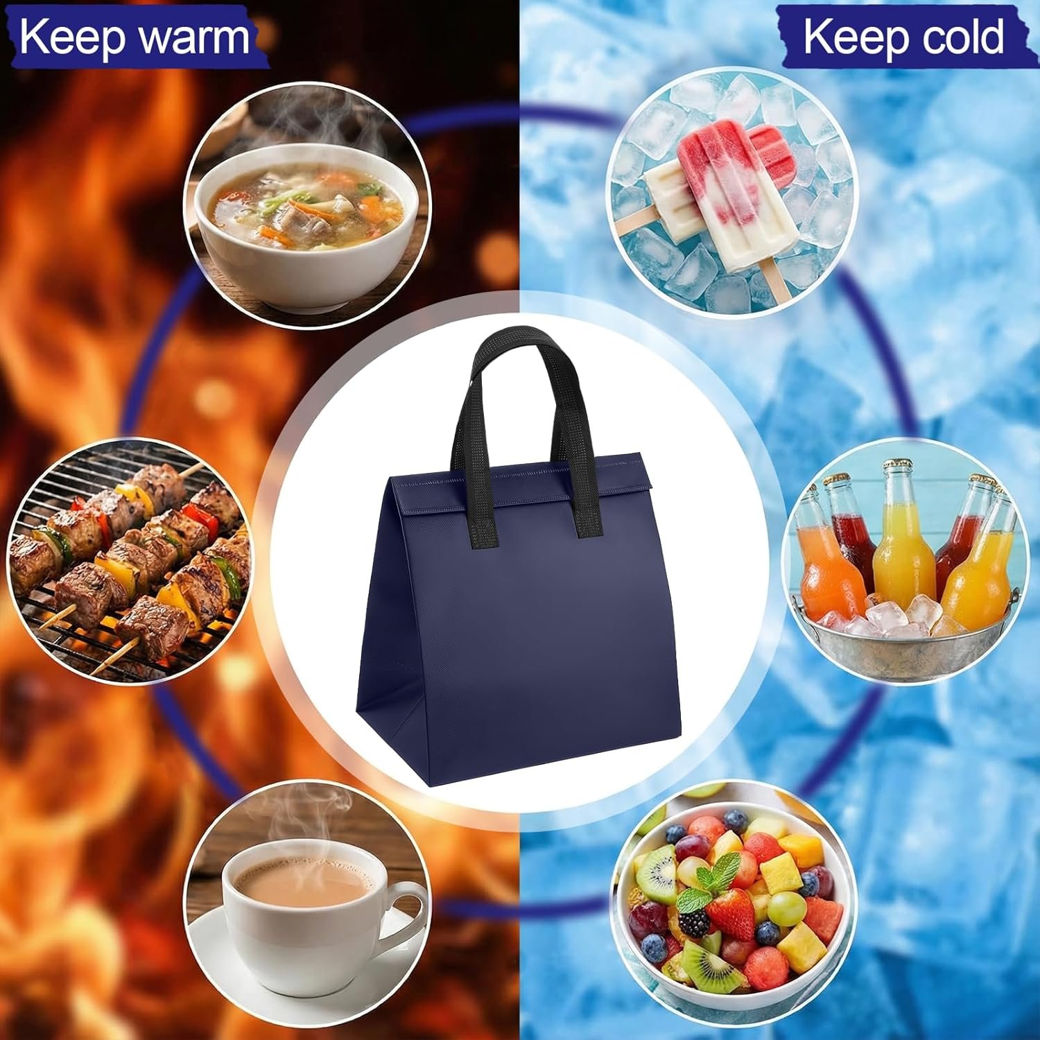 Grossiste Sac isotherme jetable 50 pièces, 9.45 x 6 x 9.45 pouces, conçu pour la livraison de boissons chaudes ou froides, Logo Personnalisé, Fabricant de sacs isothermes. Grossiste Sac isotherme jetable 50 pièces, 9.45 x 6 x 9.45 pouces, conçu pour la livraison de boissons chaudes ou froides, Logo Personnalisé, Fabricant de sacs isothermes.