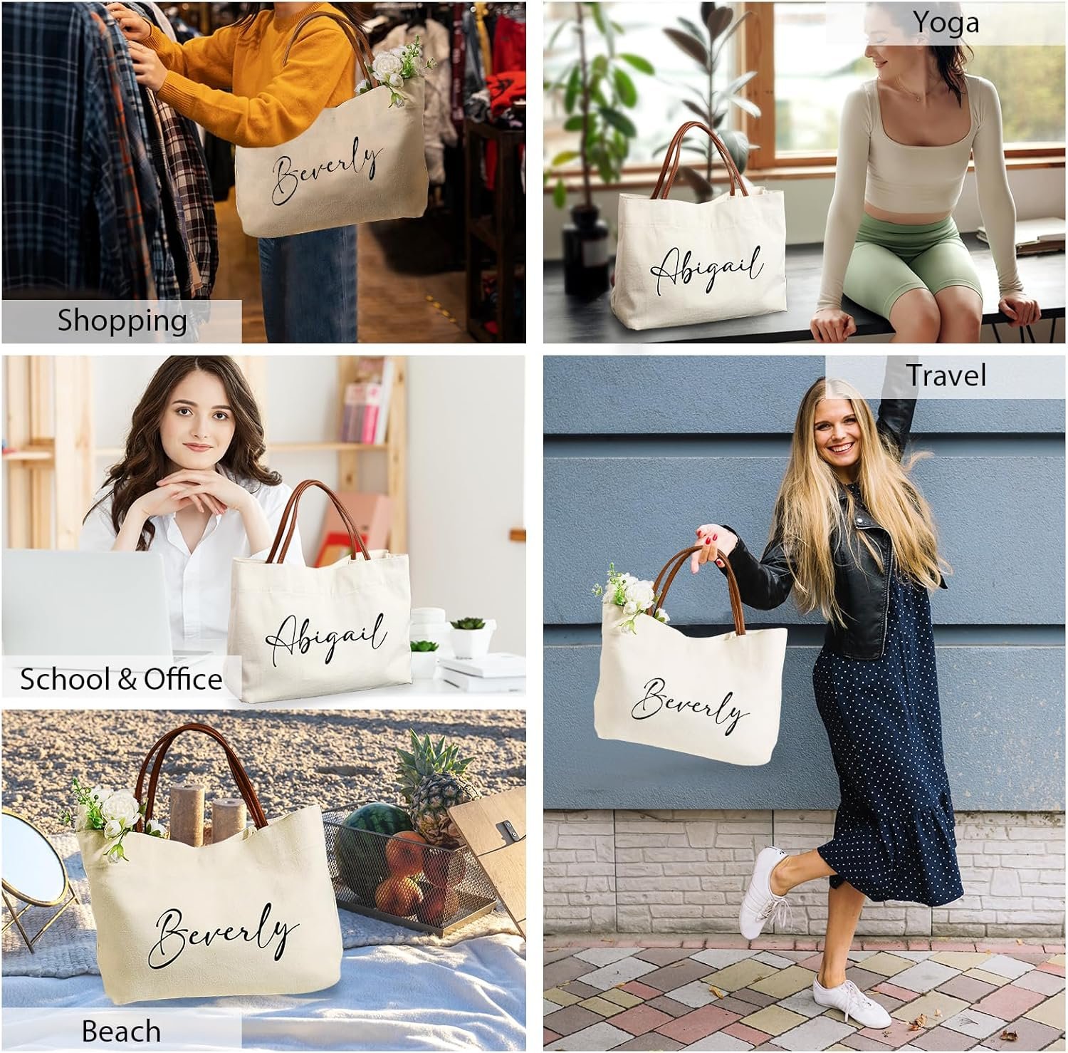 Tote maman pour hôpital, shopping, plage et voyage en vente en gros, fabriqué par un fournisseur avec logo personnalisé.