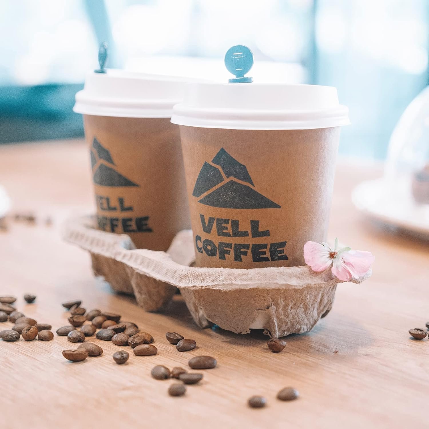 Grossiste en Vrac de 100 Pcs de Porte-Gobelets Jetables en Pulpes de Fibre pour Café à Emporter, Logo Personnalisé et Support de Boissons Froides et Chaudes, Fabricant de Solutions Pratiques