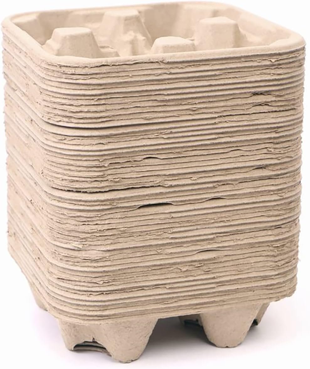 Grossiste en Vrac de 100 Pcs de Porte-Gobelets Jetables en Pulpes de Fibre pour Café à Emporter, Logo Personnalisé et Support de Boissons Froides et Chaudes, Fabricant de Solutions Pratiques