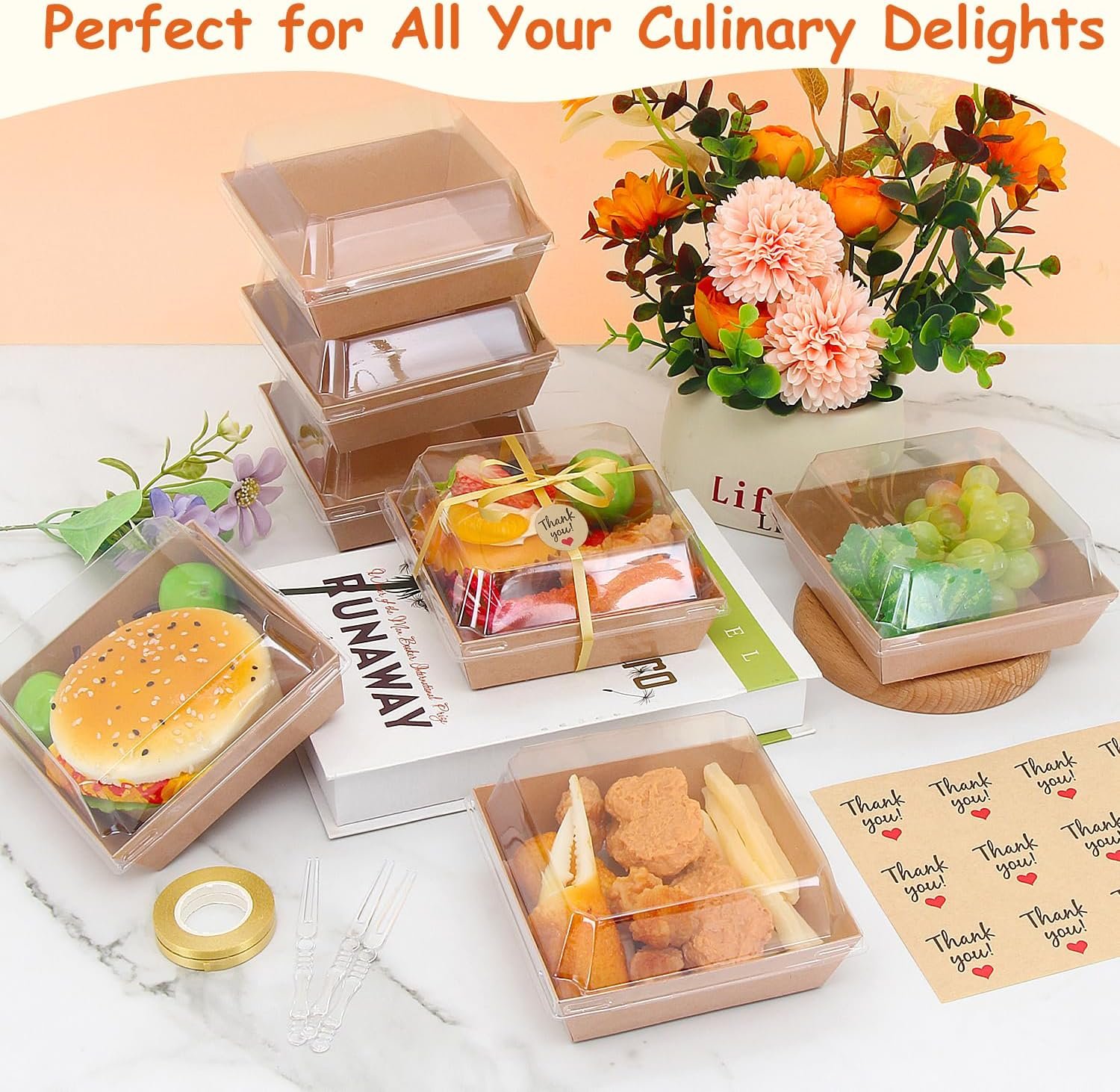 Grossiste Boîtes à Charcuterie Mini 60 Packs avec Couvercles Transparants – Boîtes à Dessert en Papier à Emporter avec Fourchettes, Autocollants et Ruban, OEM, Boîtes Jetables pour Cookies, Parts de Gâteau, Sandwichs et Fraises Grossiste Boîtes à Charcuterie Mini 60 Packs avec Couvercles Transparants – Boîtes à Dessert en Papier à Emporter avec Fourchettes, Autocollants et Ruban, OEM, Boîtes Jetables pour Cookies, Parts de Gâteau, Sandwichs et Fraises