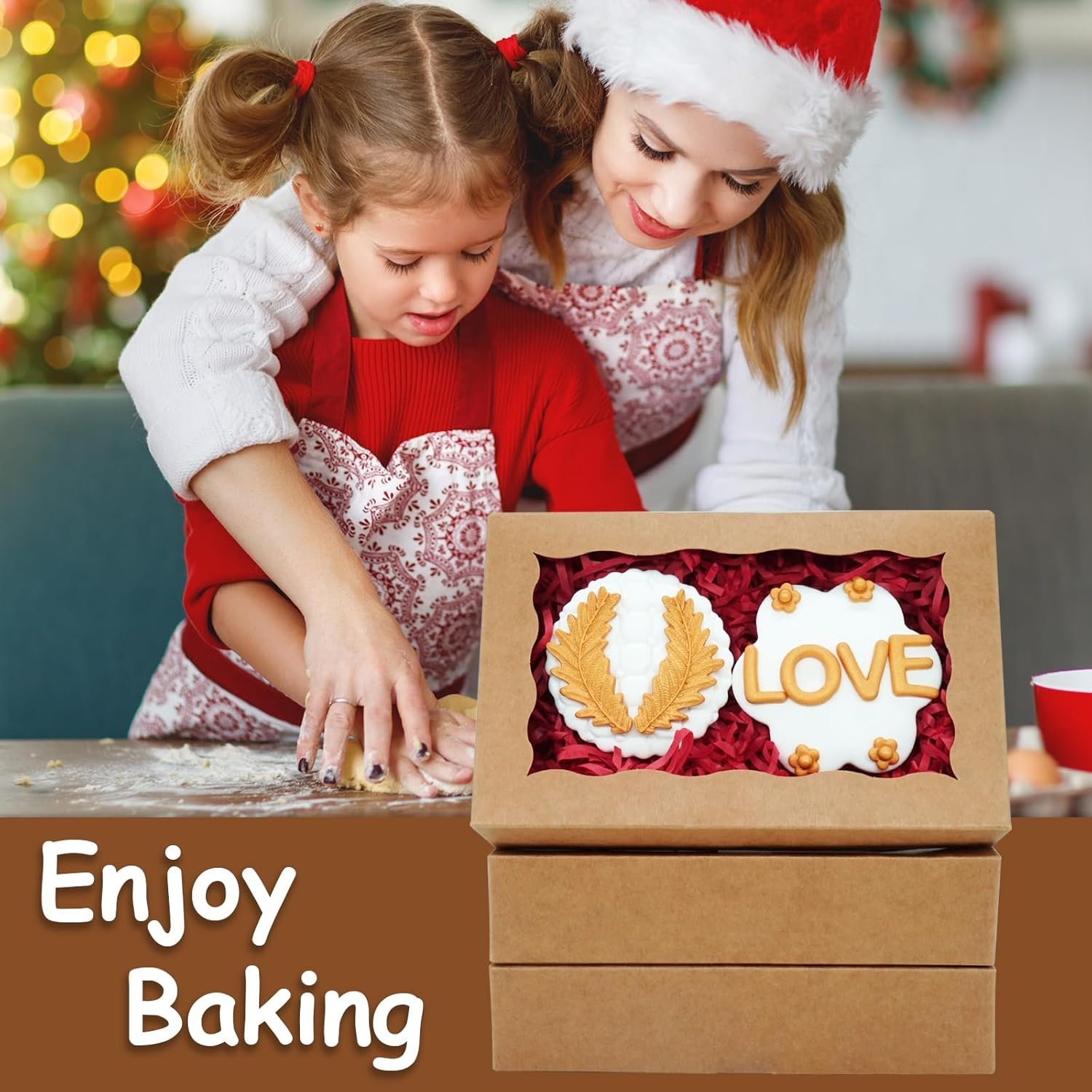 Boîte à gâteaux avec fenêtre 50 pièces 7