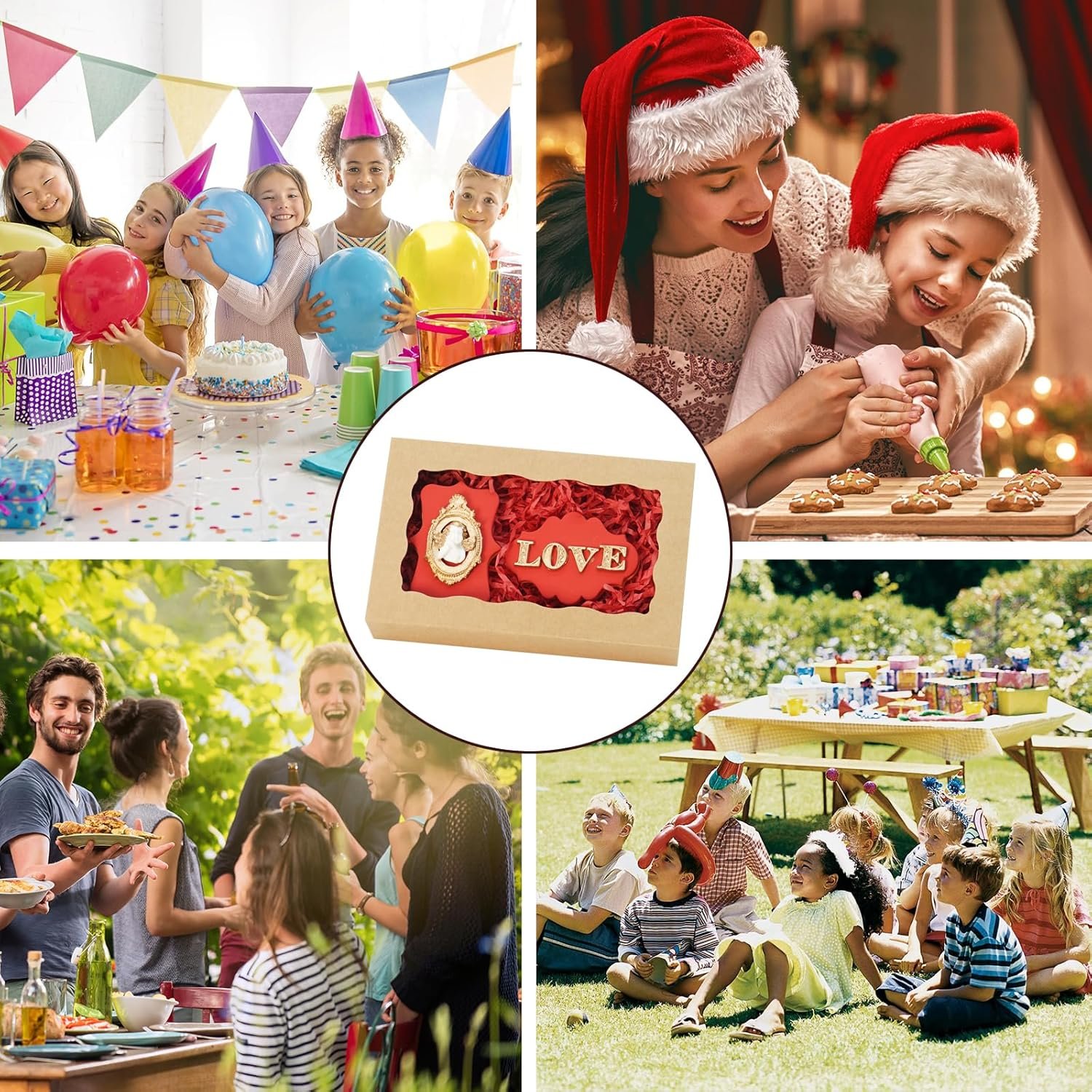 Boîte à gâteaux avec fenêtre 50 pièces 7