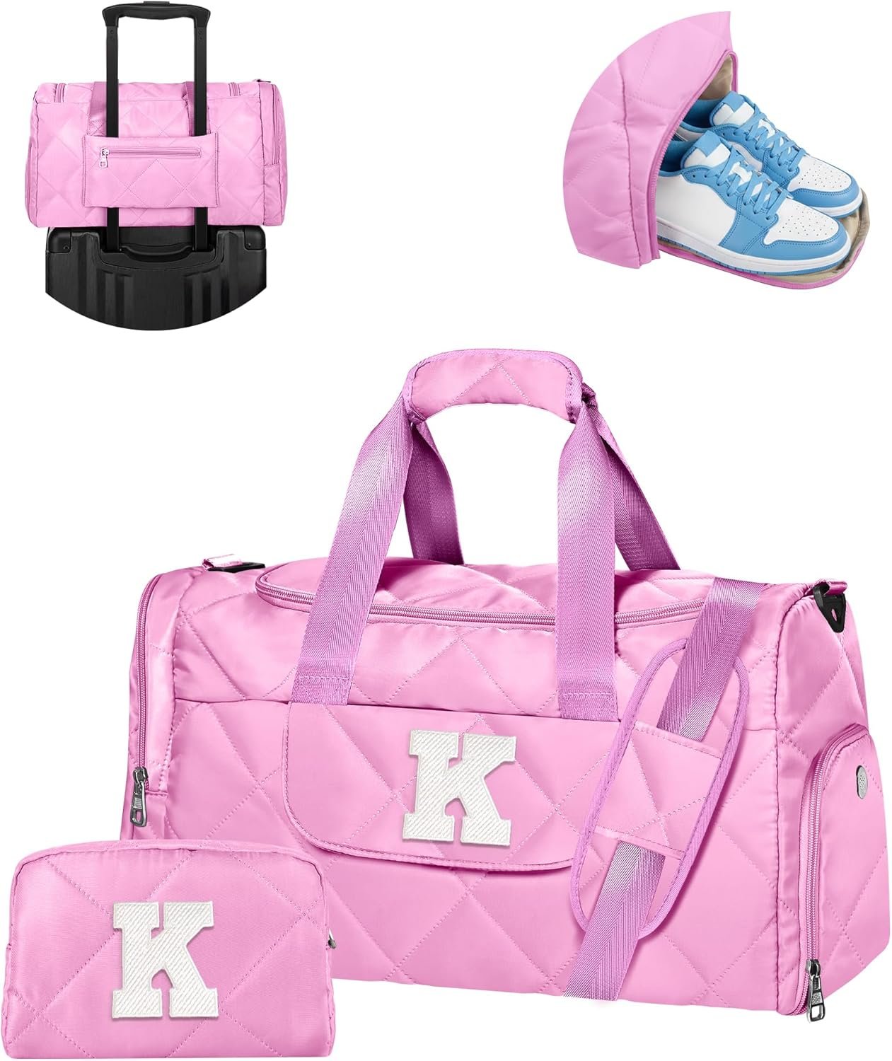 Duffle Bag Unique, Logo Personnalisé pour Filles de 8 à 19 ans, Sac de Danse avec Compartiment pour Chaussures, Grossiste en Vente en Gros pour Idées de Cadeaux d'Anniversaire et Week-end.