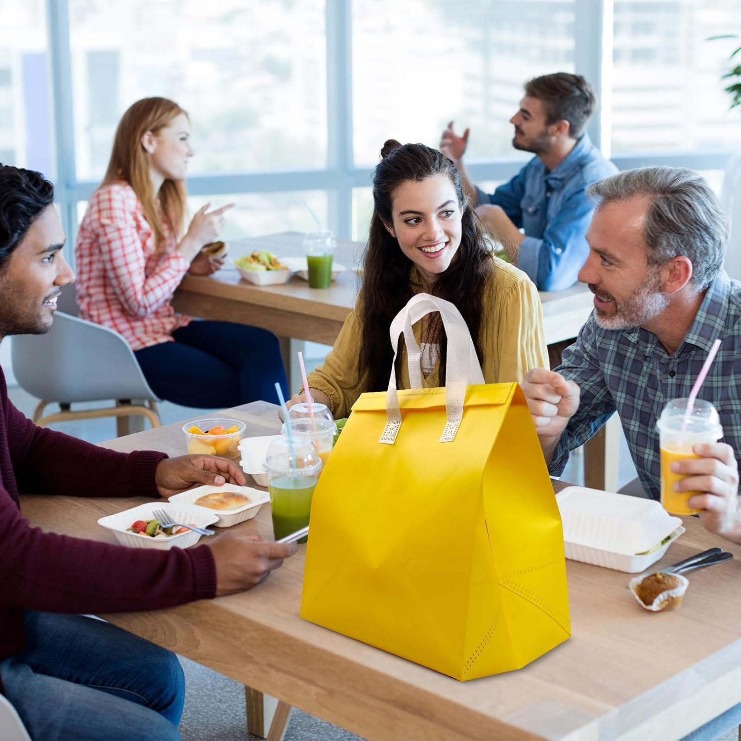 Grossiste 240 Pcs Sacs Isolés Pour Emporter 10,24 x 11,02 x 6,69 Pouces Vente en Gros Sacs Thermiques Jetables pour Livraison de Nourriture Chaude Froide Système de Refroidissement (8 Couleurs) Fabricant de Sacs à Logo Personnalisé Grossiste 240 Pcs Sacs Isolés Pour Emporter 10,24 x 11,02 x 6,69 Pouces Vente en Gros Sacs Thermiques Jetables pour Livraison de Nourriture Chaude Froide Système de Refroidissement (8 Couleurs) Fabricant de Sacs à Logo Personnalisé