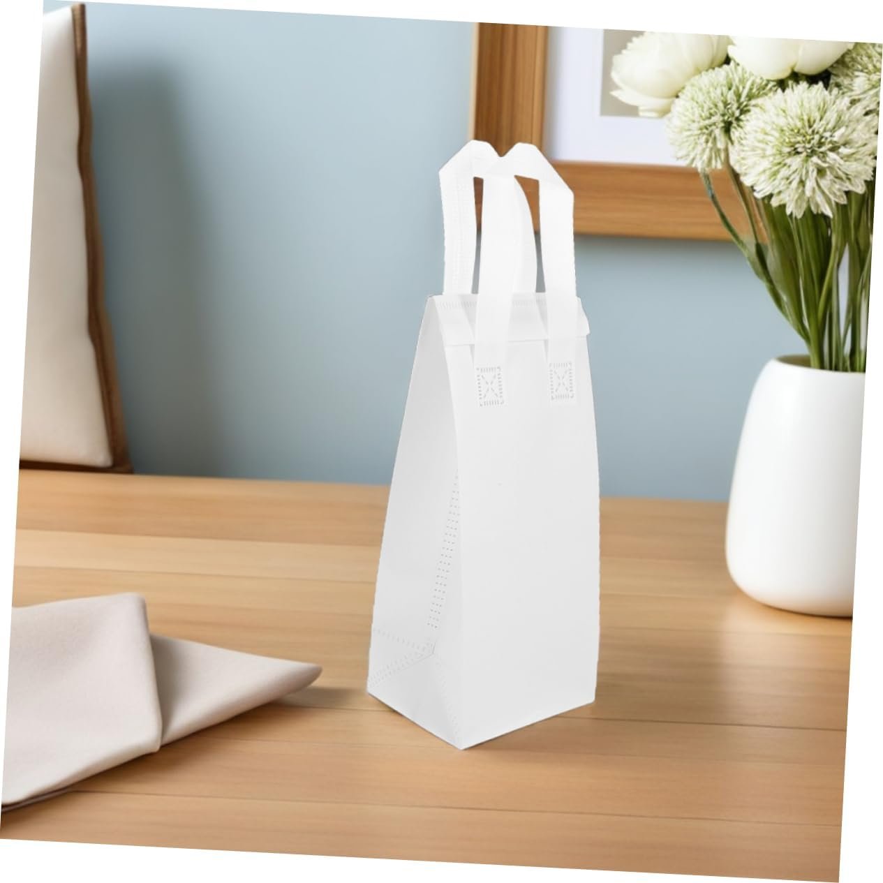 Grossiste 50pcs Sacs Isolés à Emporter avec Poignée pour Verre Unique, Insulation pour Boissons Chaudes et Froides, Fabricant de Solutions Personnalisées