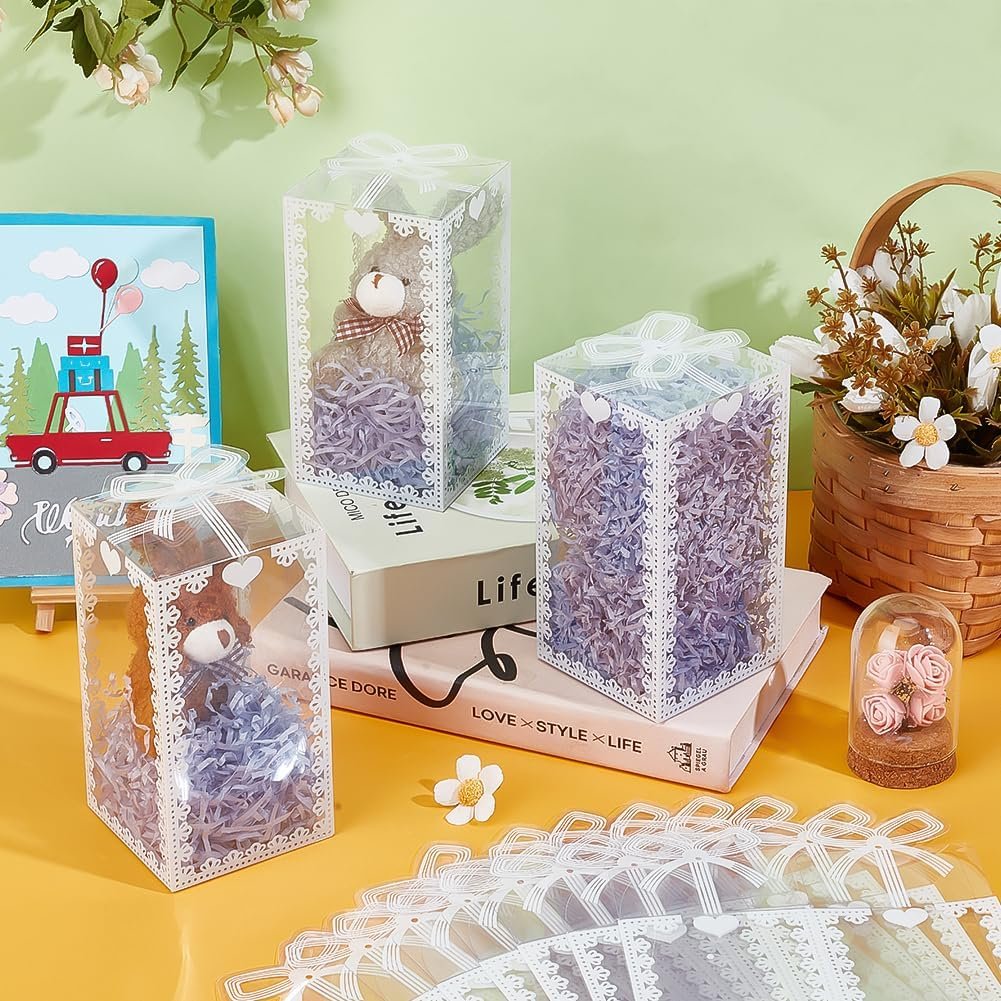 Grossiste en boîte transparente PVC 50 pièces 3x3x5,9 pouces pour emballage de bonbons et chocolats, logo personnalisé, fabricant de boîtes de fête pour événements et cadeaux. Grossiste en boîte transparente PVC 50 pièces 3x3x5,9 pouces pour emballage de bonbons et chocolats, logo personnalisé, fabricant de boîtes de fête pour événements et cadeaux.