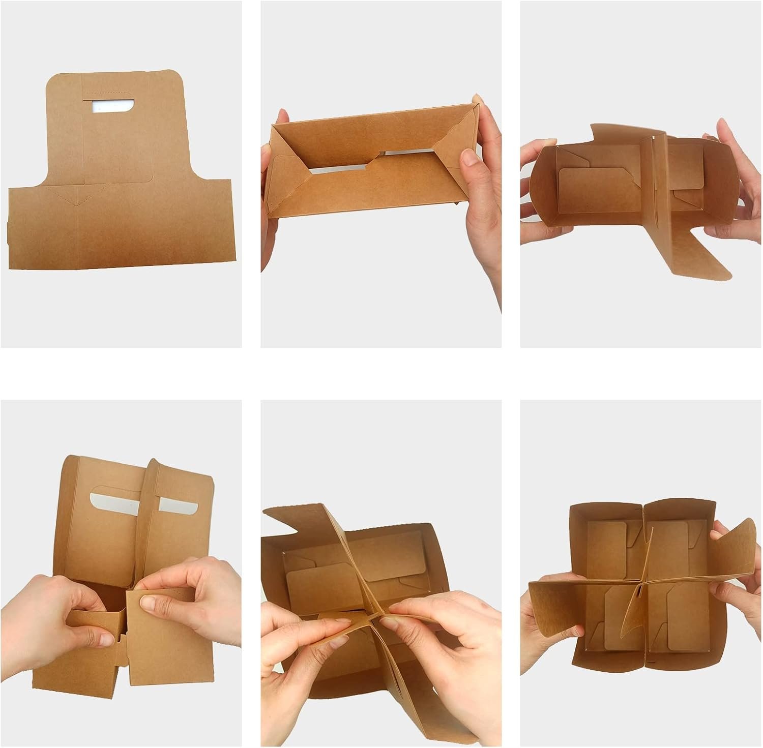 Grossiste porte-gobelet en papier kraft avec poignée, 20 unités pour boissons chaudes ou froides, support à gobelet jetable, fournisseur d'accessoires pour restaurants, logo personnalisé.