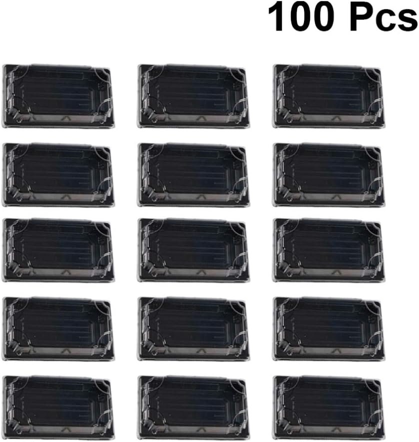 Grossiste 100PCS Plateaux à Sushi Jetables avec Couvercle Transparent, Fournisseur de Contenants Plastiques pour Gâteaux et Pains en Vrac, OEM Boîtes à Emporter Desserts Grossiste 100PCS Plateaux à Sushi Jetables avec Couvercle Transparent, Fournisseur de Contenants Plastiques pour Gâteaux et Pains en Vrac, OEM Boîtes à Emporter Desserts