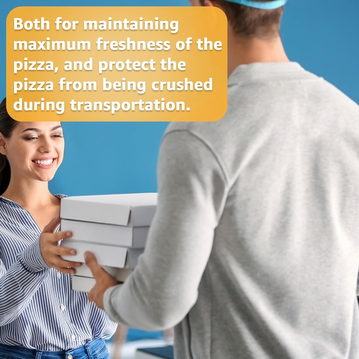 Grossiste en boîtes à pizza, 50 pack de boîtes en carton ondulé 6 x 6 pour pizza, gâteau, cookies, emballage alimentaire, Fournisseur en gros, OEM.