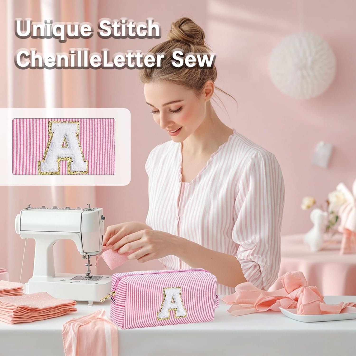 Trousse de Maquillage Personnalisée avec Logo Personnalisé, Ensemble de 3 Poches de Maquillage et de Toiletries en Vrac pour Filles et Femmes de 6 à 18 Ans, Cadeaux d'Anniversaire et de Graduation avec Poche Initiale (T, Rose), Fabricant de Trousse de Maquillage. Trousse de Maquillage Personnalisée avec Logo Personnalisé, Ensemble de 3 Poches de Maquillage et de Toiletries en Vrac pour Filles et Femmes de 6 à 18 Ans, Cadeaux d'Anniversaire et de Graduation avec Poche Initiale (T, Rose), Fabricant de Trousse de Maquillage.