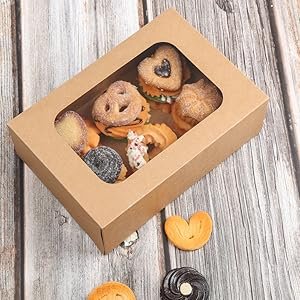 Grossiste en boîtes à biscuits 24 pièces avec fenêtre pour un cadeau en papier, dimensions 9 x 6,3 x 3 pouces, emballage pratique pour cookies, cupcakes, donuts et pâtisseries, Logo Personnalisé, Fournisseur de solutions d'emballage en gros. Grossiste en boîtes à biscuits 24 pièces avec fenêtre pour un cadeau en papier, dimensions 9 x 6,3 x 3 pouces, emballage pratique pour cookies, cupcakes, donuts et pâtisseries, Logo Personnalisé, Fournisseur de solutions d'emballage en gros.