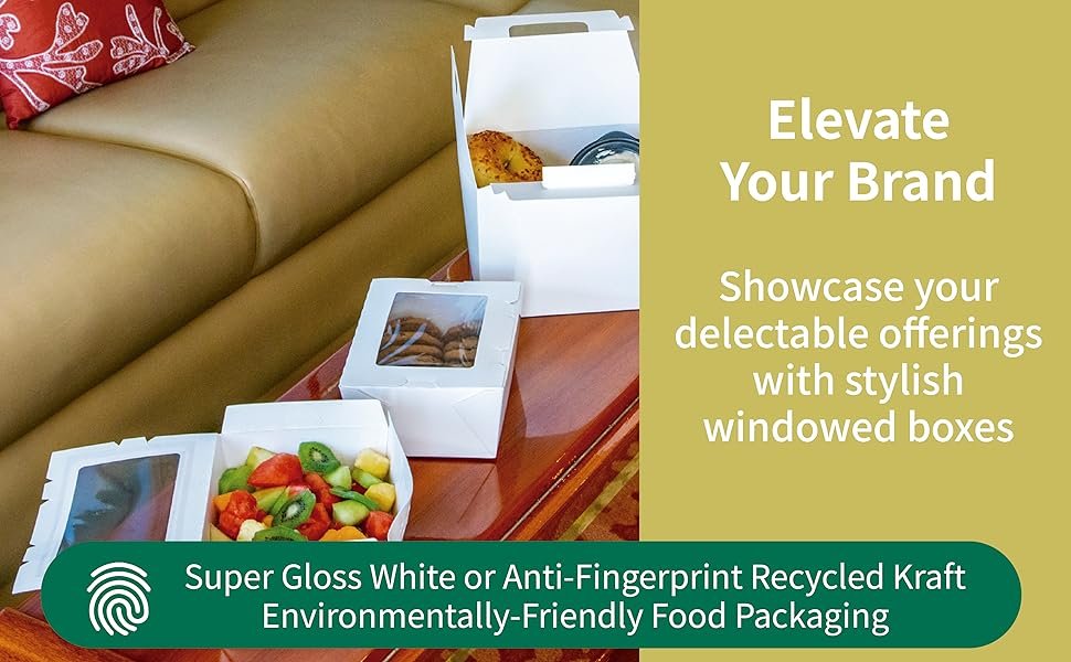 Grossiste de contenants alimentaires jetables, boîte à emporter en carton, carton de pâtisserie avec fenêtre 7 3⁄4” x 5 1⁄2” x 2 1⁄2”, logo personnalisé, petit pack de 15, fournisseur de solutions de stockage. Grossiste de contenants alimentaires jetables, boîte à emporter en carton, carton de pâtisserie avec fenêtre 7 3⁄4” x 5 1⁄2” x 2 1⁄2”, logo personnalisé, petit pack de 15, fournisseur de solutions de stockage.