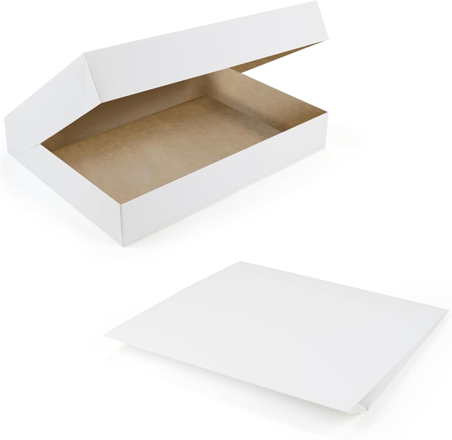 Boîte à donuts en vrac - Contient une douzaine de donuts décorés, muffins ou pâtisseries, conception pop-up facile, dimension 16 x 12 x 2,5, idéale pour le service de sandwichs, fournisseur de solutions d'emballage, OEM - Pack de 50.