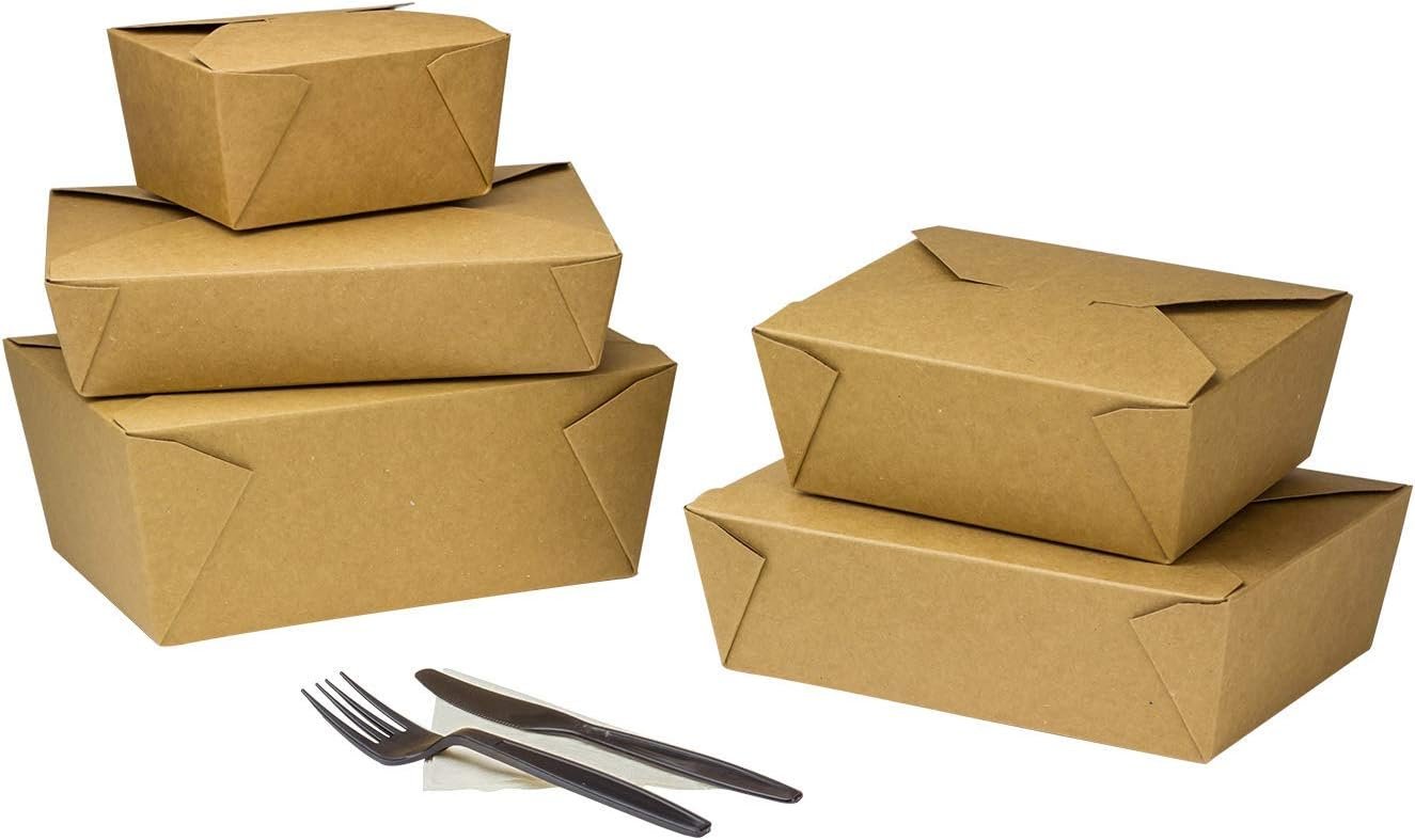 Grossiste en Vrac Boîtes à Emporter Microwavables 48 oz - 300 ct Résistantes aux Fuites Fournisseur de Boîtes Empilables et Résistantes à la Graisse Logo Personnalisé