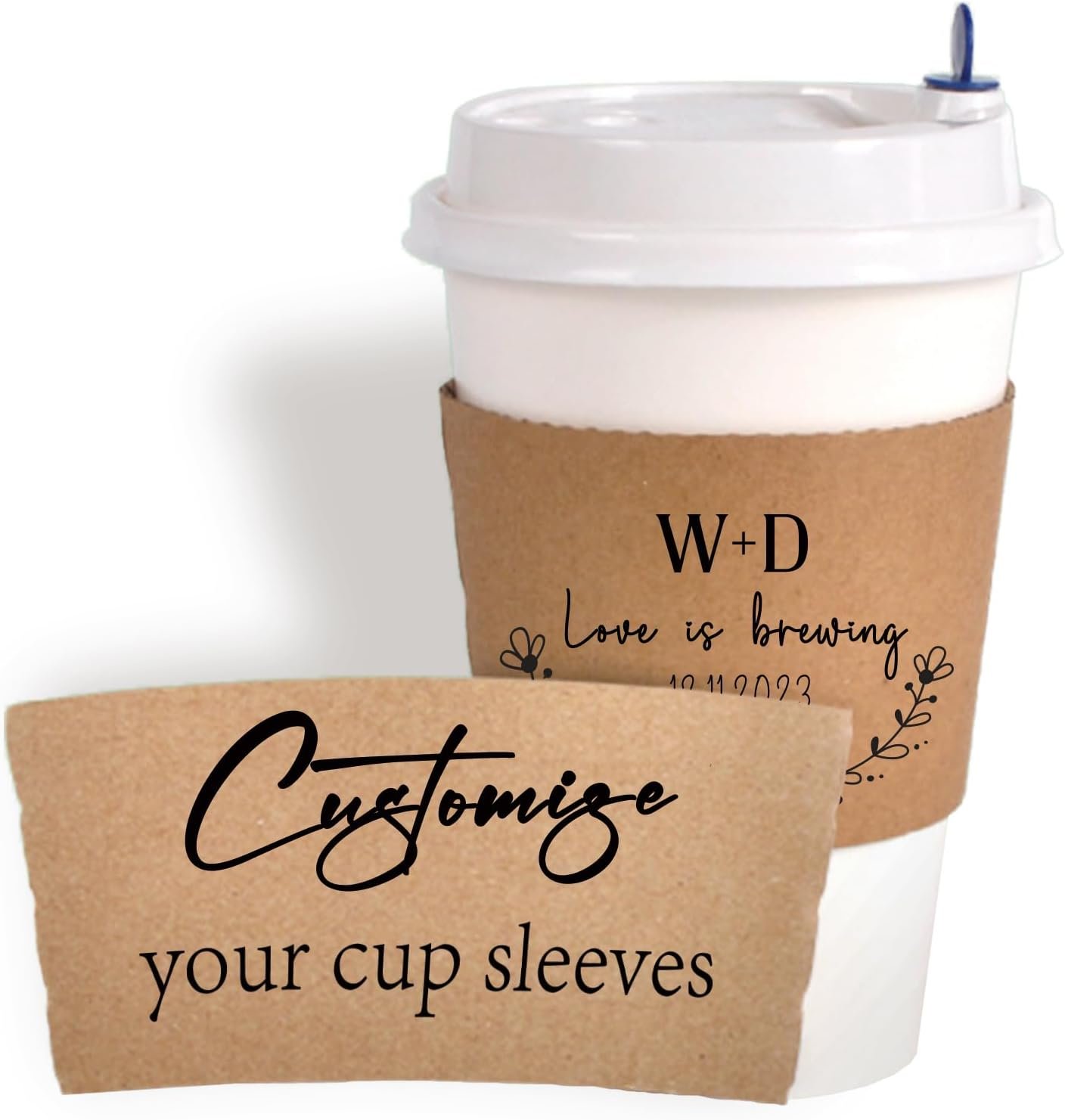 Grossiste de manchons de café en kraft personnalisés, manchon en papier pour tasse à boire, OEM pour 20-500 pièces, sleeve en carton pour amateurs de café et événements comme mariages ou baby showers. Grossiste de manchons de café en kraft personnalisés, manchon en papier pour tasse à boire, OEM pour 20-500 pièces, sleeve en carton pour amateurs de café et événements comme mariages ou baby showers.