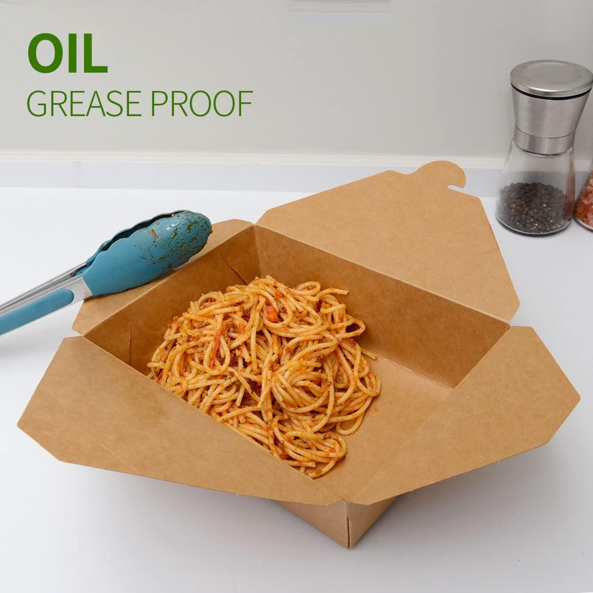 Grossiste en contenant à emporter de grande taille 70 oz - Boîtes en papier kraft résistantes à la graisse pour repas à emporter - Logo Personnalisé en gros pour restaurant, ménage et fête - Fournisseur de boîtes en carton pour restauration