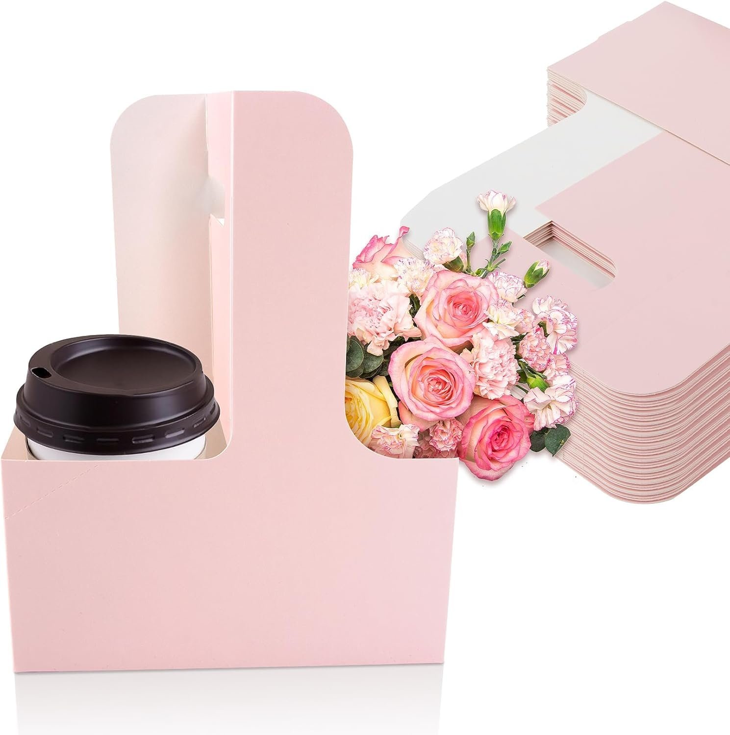 Grossiste Support de Boisson pour 2 Tasses avec Poignée - 12 Pcs Porte-Gobelet en Carton Jetable, Fabricant Accessoires de Livraison Alimentaire pour Boissons Chaudes/Froides, OEM Porte-Gobelet Pliable à Emporter Grossiste Support de Boisson pour 2 Tasses avec Poignée - 12 Pcs Porte-Gobelet en Carton Jetable, Fabricant Accessoires de Livraison Alimentaire pour Boissons Chaudes/Froides, OEM Porte-Gobelet Pliable à Emporter
