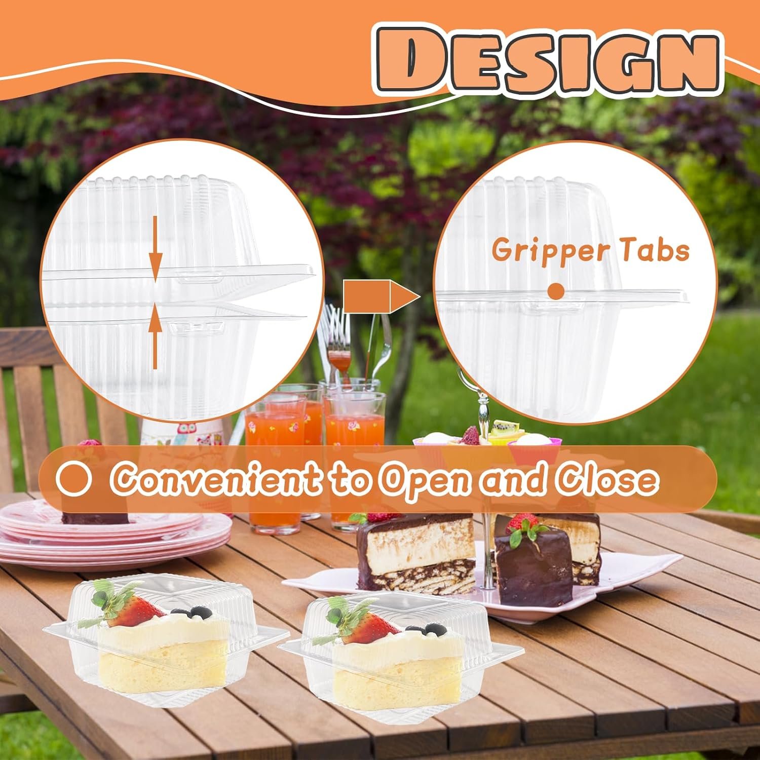 Grossiste Conteners alimentaires toxiques en plastique transparents, Logo Personnalisé, conteneurs à emporter carrés avec couvercles pour salade, pâtes, hamburger 5.3 x 4.7 x 2.8 in, Fournisseur en Vrac.