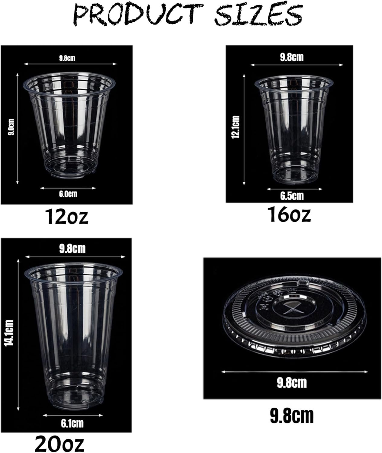 Grossiste de gobelets en plastique transparent jetables personnalisés avec autocollants, 100-300 pièces, OEM 12oz pour café, smoothies, boissons froides, mariage et fêtes, logo personnalisé inclus, fabricant de gobelets à couvercle plat.