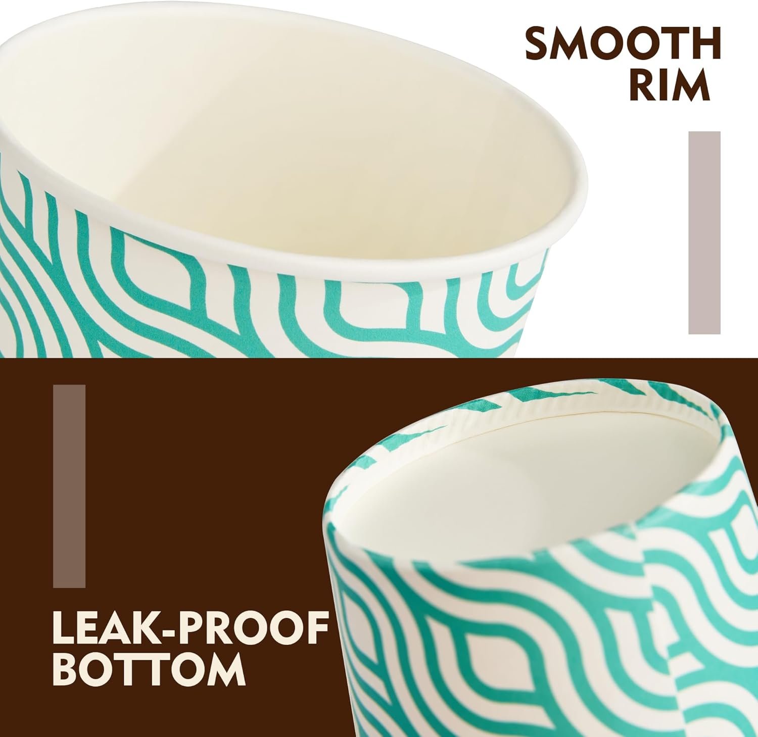 Grossiste 100 gobelets à café en papier de 16 oz avec couvercles, fournisseur de gobelets jetables verts, vente en gros de gobelets à emporter avec couvercle, logo personnalisé.