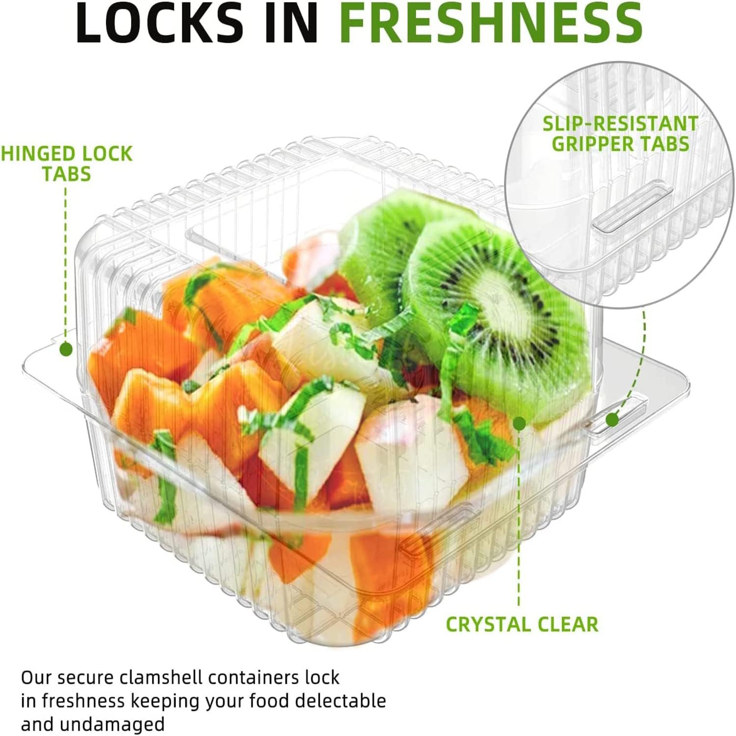 Grossiste conteneurs à emporter en plastique transparent, contenant 50 pièces, pour desserts et salades – Fabricant de plateaux clamshell personnalisés en gros, marque blanche. Grossiste conteneurs à emporter en plastique transparent, contenant 50 pièces, pour desserts et salades – Fabricant de plateaux clamshell personnalisés en gros, marque blanche.