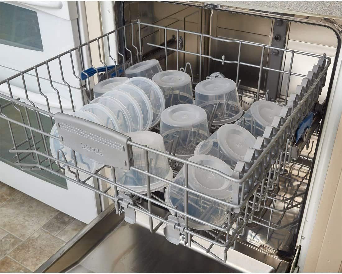 Containers alimentaires en vrac - Boîtes Deli avec couvercles étanches - 40 pièces en plastique sans BPA, pouvant passer au micro-ondes - Qualité premium robuste, compatible congélateur et lave-vaisselle (16 oz) - Fabricant pour marque blanche Containers alimentaires en vrac - Boîtes Deli avec couvercles étanches - 40 pièces en plastique sans BPA, pouvant passer au micro-ondes - Qualité premium robuste, compatible congélateur et lave-vaisselle (16 oz) - Fabricant pour marque blanche