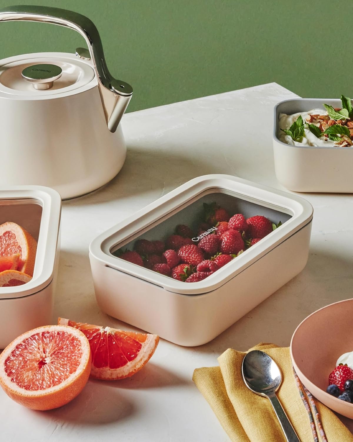 Grossiste récipients alimentaires en verre 6,6 tasses - Conteneur en verre avec revêtement céramique - Fournisseur de boîtes à lunch antiadhésives avec couvercles, compatibles lave-vaisselle, four et micro-ondes - OEM crème