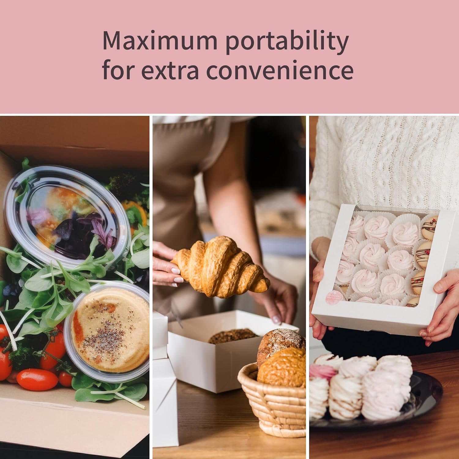 Grossiste en Vrac Boîtes Kraft avec fenêtre, contenants jetables en papier, boîte à lunch pour stockage alimentaire, 7 3⁄4” x 5 1⁄2” x 2 1⁄2“, Fournisseur de Logo Personnalisé, petit pack de 15. Grossiste en Vrac Boîtes Kraft avec fenêtre, contenants jetables en papier, boîte à lunch pour stockage alimentaire, 7 3⁄4” x 5 1⁄2” x 2 1⁄2“, Fournisseur de Logo Personnalisé, petit pack de 15.