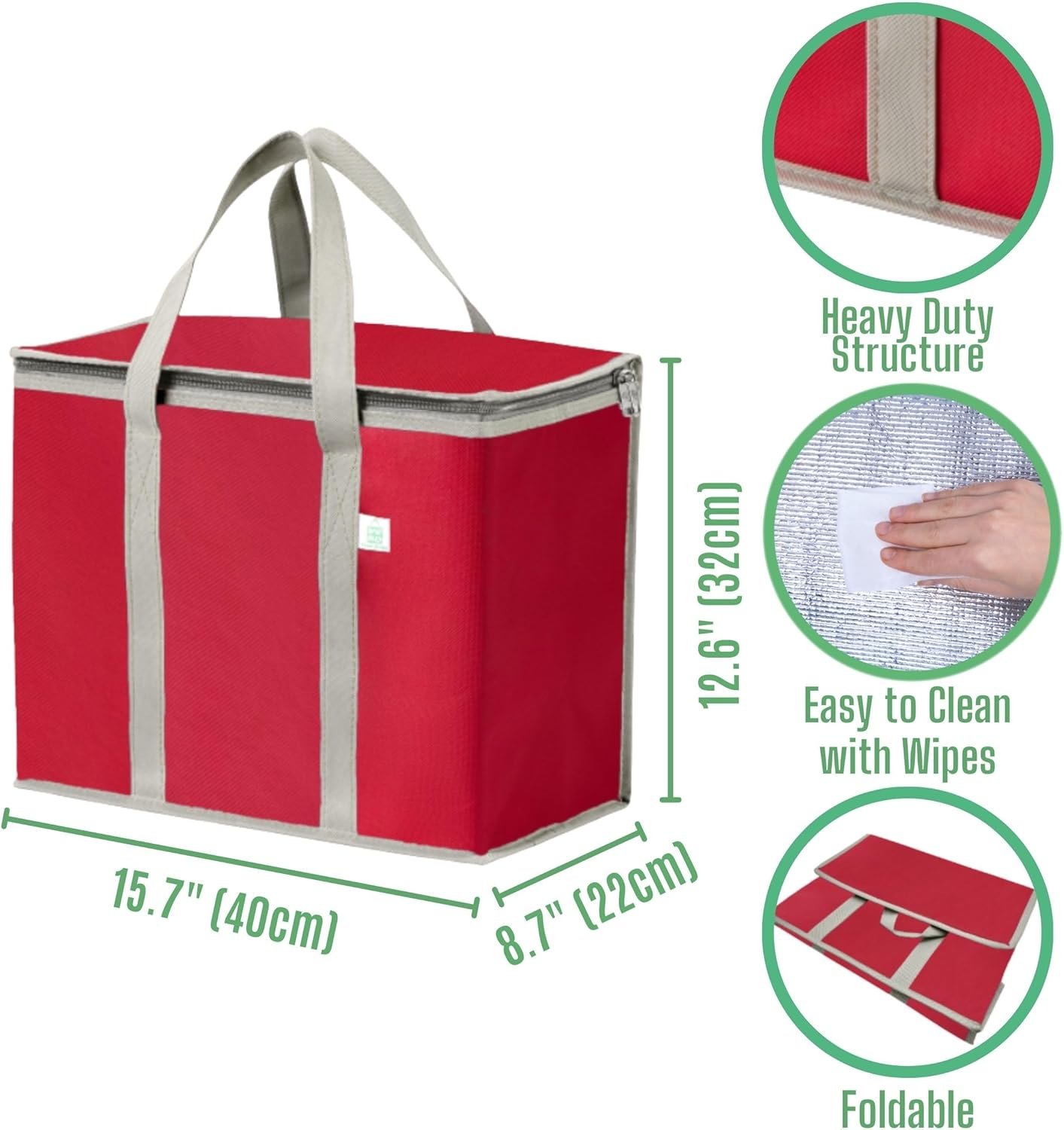 Grossiste Sac Isotherme Pliable et Sacs de Course à Glissière, Sac Réutilisable pour Livraison Alimentaire, Fabricant de Sacs tout-en-un, Robuste, Se Maintient Debout, 3 Pièces (Rouge) avec Logo Personnalisé Grossiste Sac Isotherme Pliable et Sacs de Course à Glissière, Sac Réutilisable pour Livraison Alimentaire, Fabricant de Sacs tout-en-un, Robuste, Se Maintient Debout, 3 Pièces (Rouge) avec Logo Personnalisé