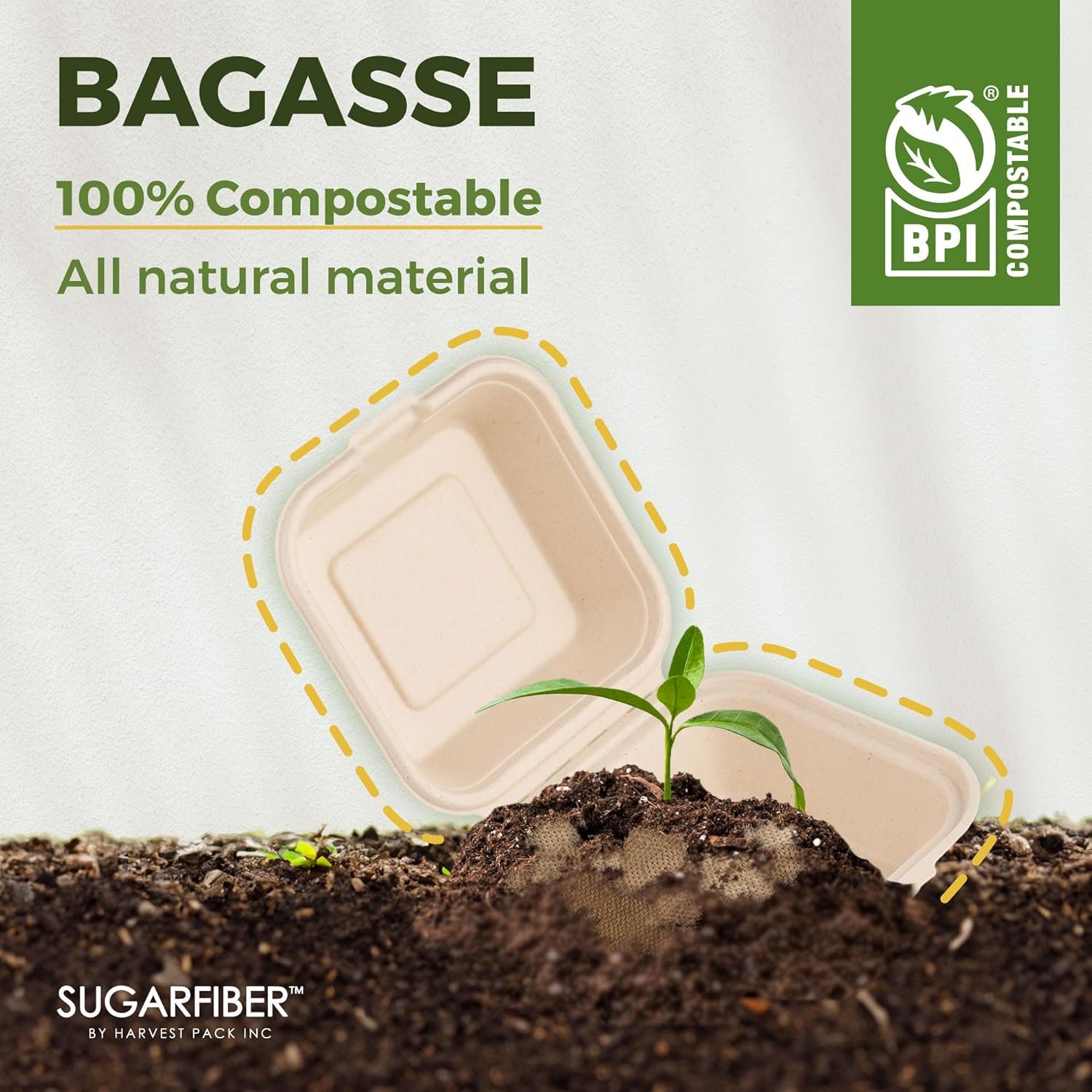 Grossiste Contenants Alimentaires Compostables 6 X 6 Grossiste Contenants Alimentaires Compostables 6 X 6