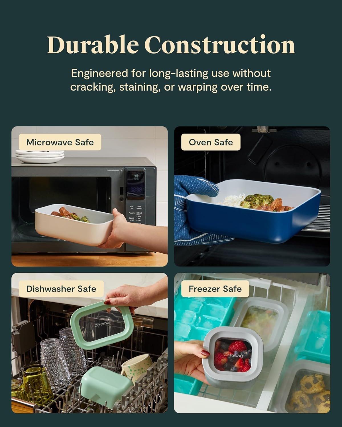 Grossiste récipients alimentaires en verre 6,6 tasses - Conteneur en verre avec revêtement céramique - Fournisseur de boîtes à lunch antiadhésives avec couvercles, compatibles lave-vaisselle, four et micro-ondes - OEM crème