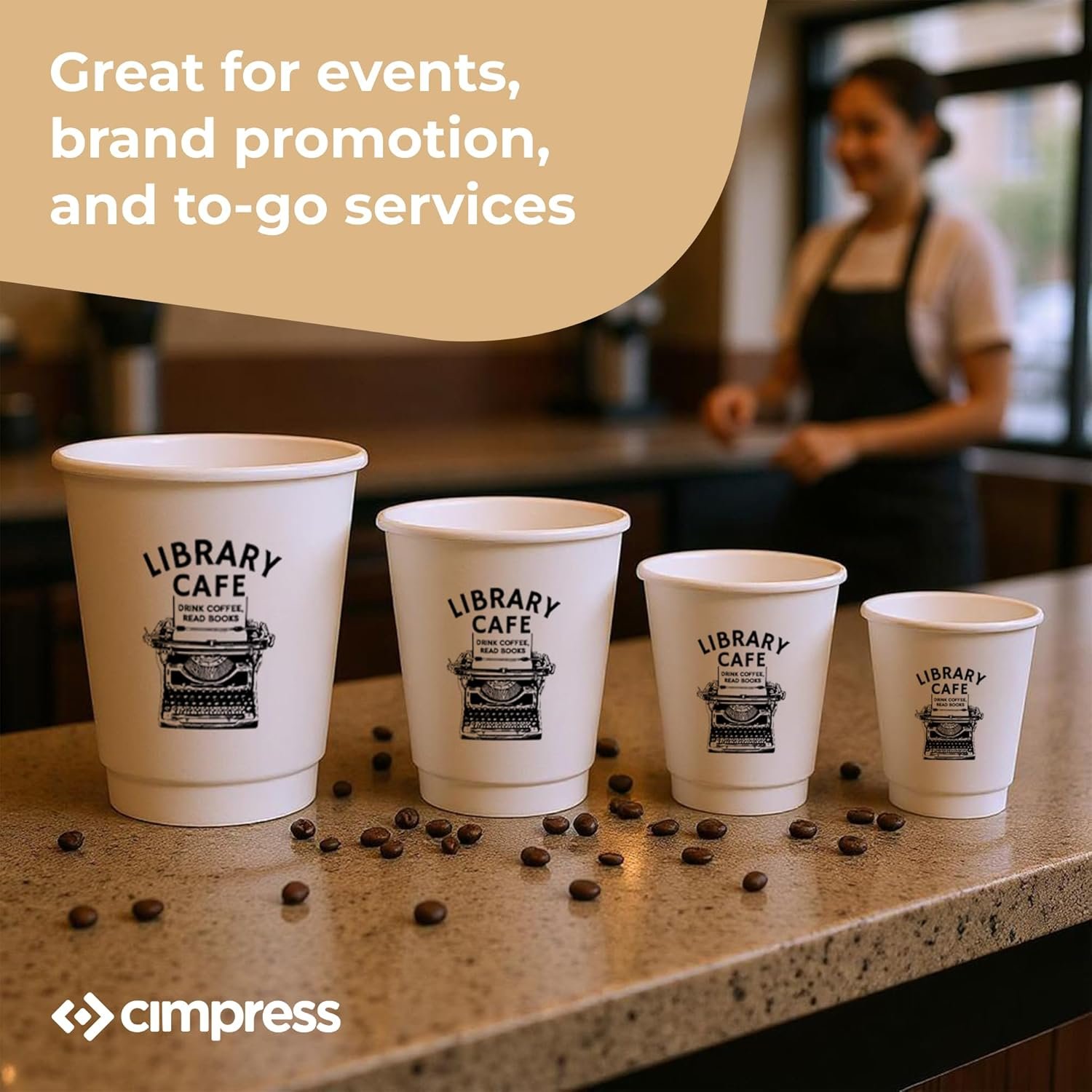 Grossiste en gobelets en papier jetables personnalisés 10 oz, ajoutez votre logo, double paroi, étanche pour boissons chaudes et froides, fabricant de packs de 50, parfait pour les fêtes ou autres événements festifs, vente en gros.