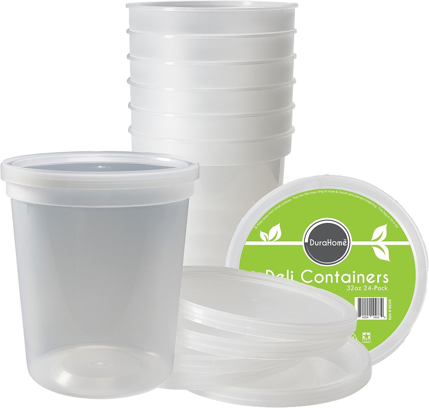 Grossiste de contenants alimentaires 32 oz, pack de 24, réutilisables et hermétiques, fournis par un fabricant fiable - conteneurs en plastique clairs et microwaveables pour soupes. OEM haut de gamme.