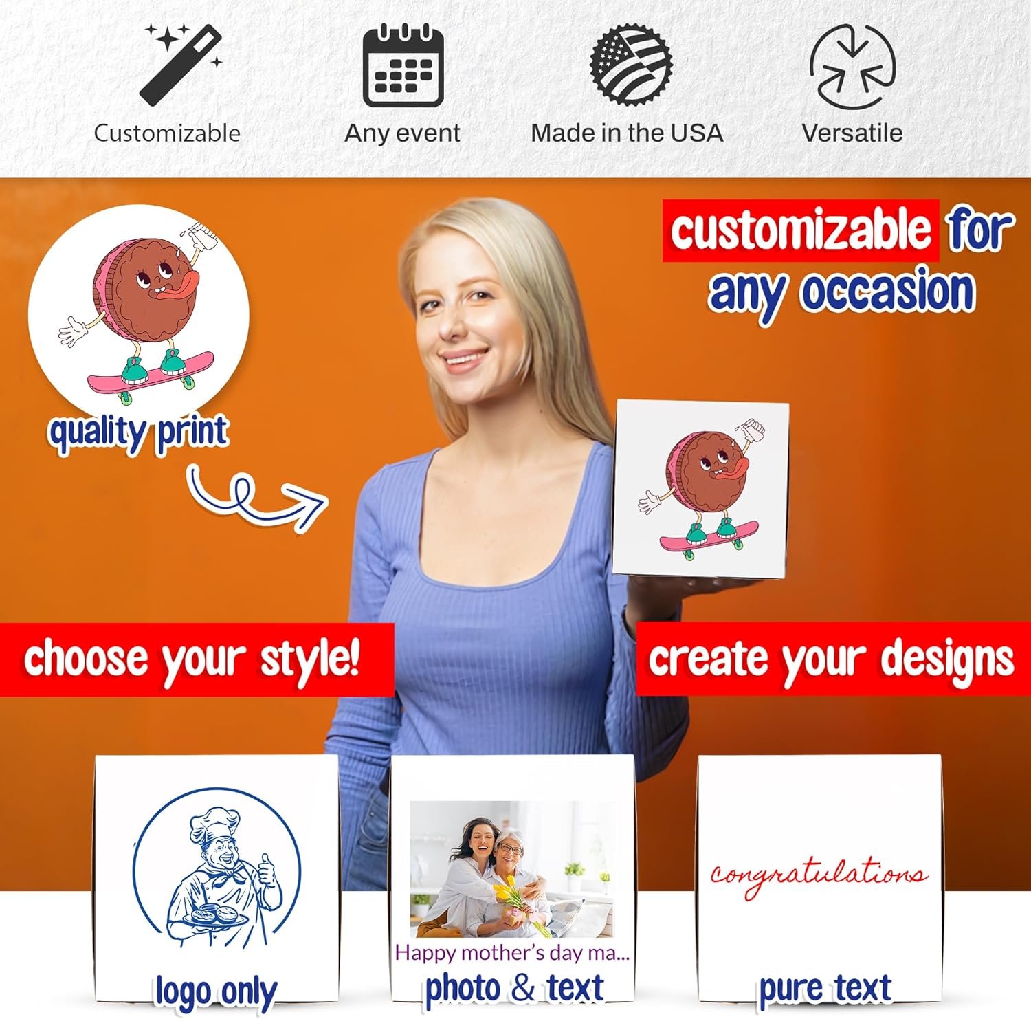 Boîtes à pâtisserie personnalisées en gros - Boîtes blanches personnalisables pour gâteaux, cookies et tartes 9