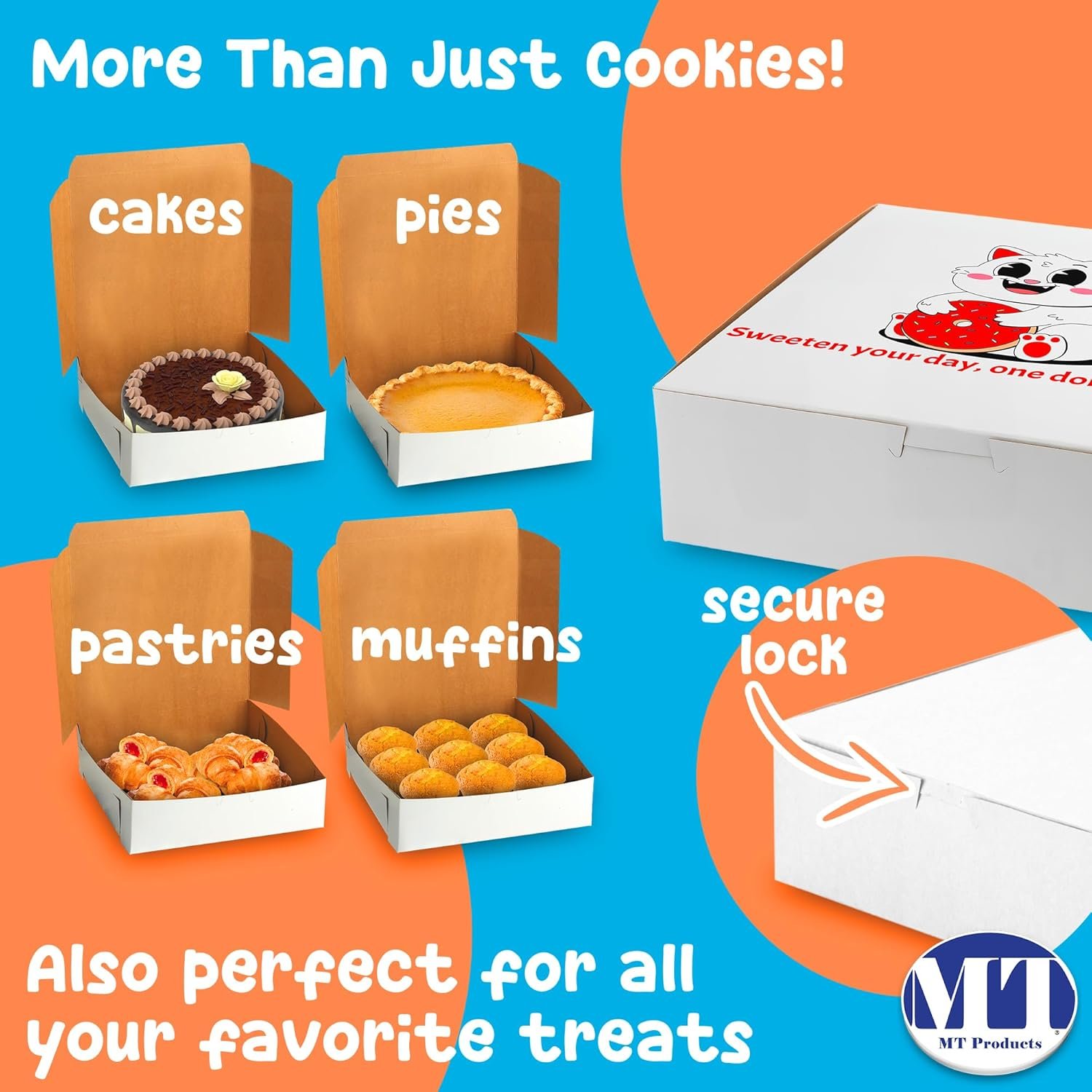 Grossiste en boîtes à pâtisserie personnalisées - Boîtes blanches personnalisables pour gâteaux, biscuits et tartes 9