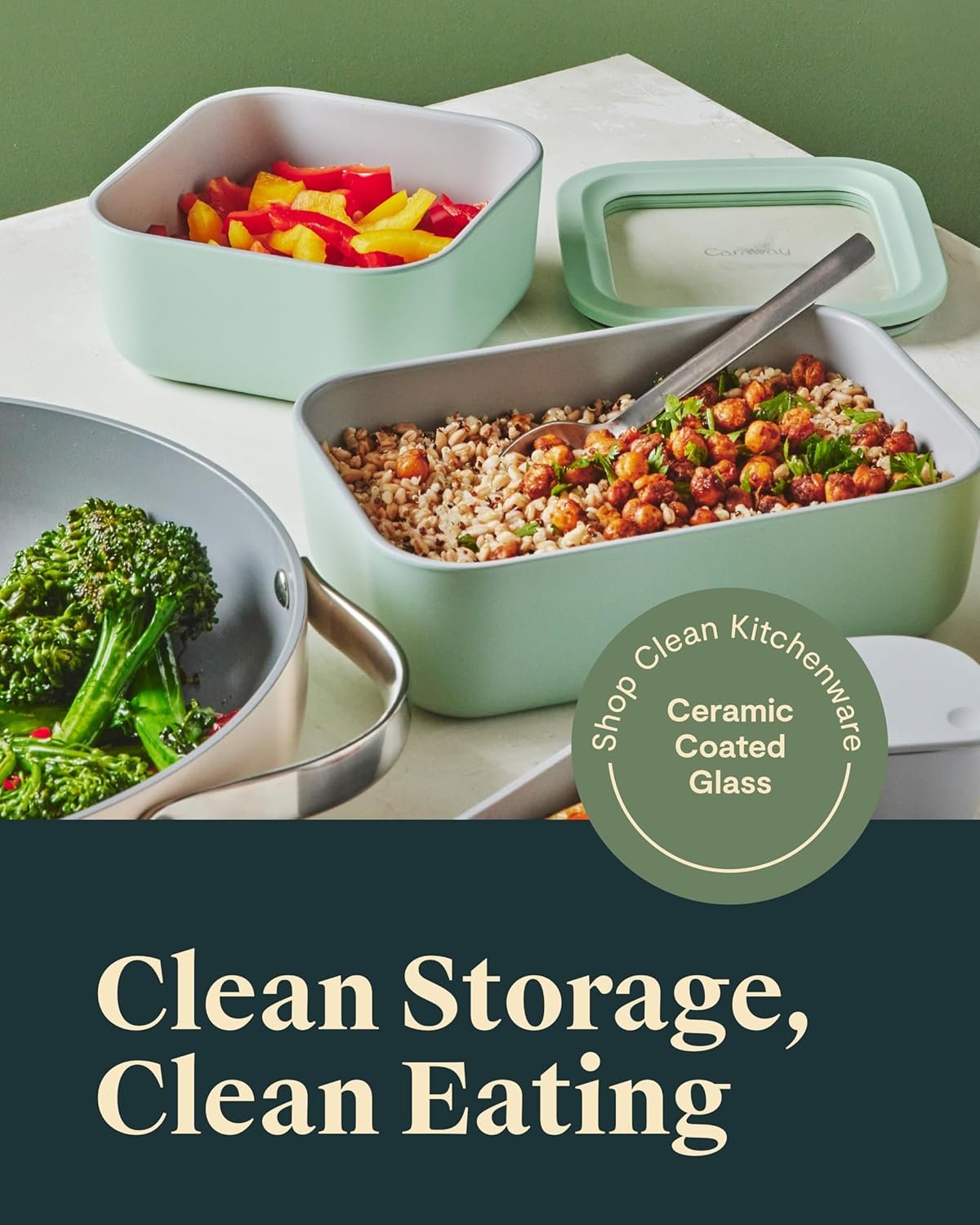 Grossiste récipients alimentaires en verre 6,6 tasses - Conteneur en verre avec revêtement céramique - Fournisseur de boîtes à lunch antiadhésives avec couvercles, compatibles lave-vaisselle, four et micro-ondes - OEM crème