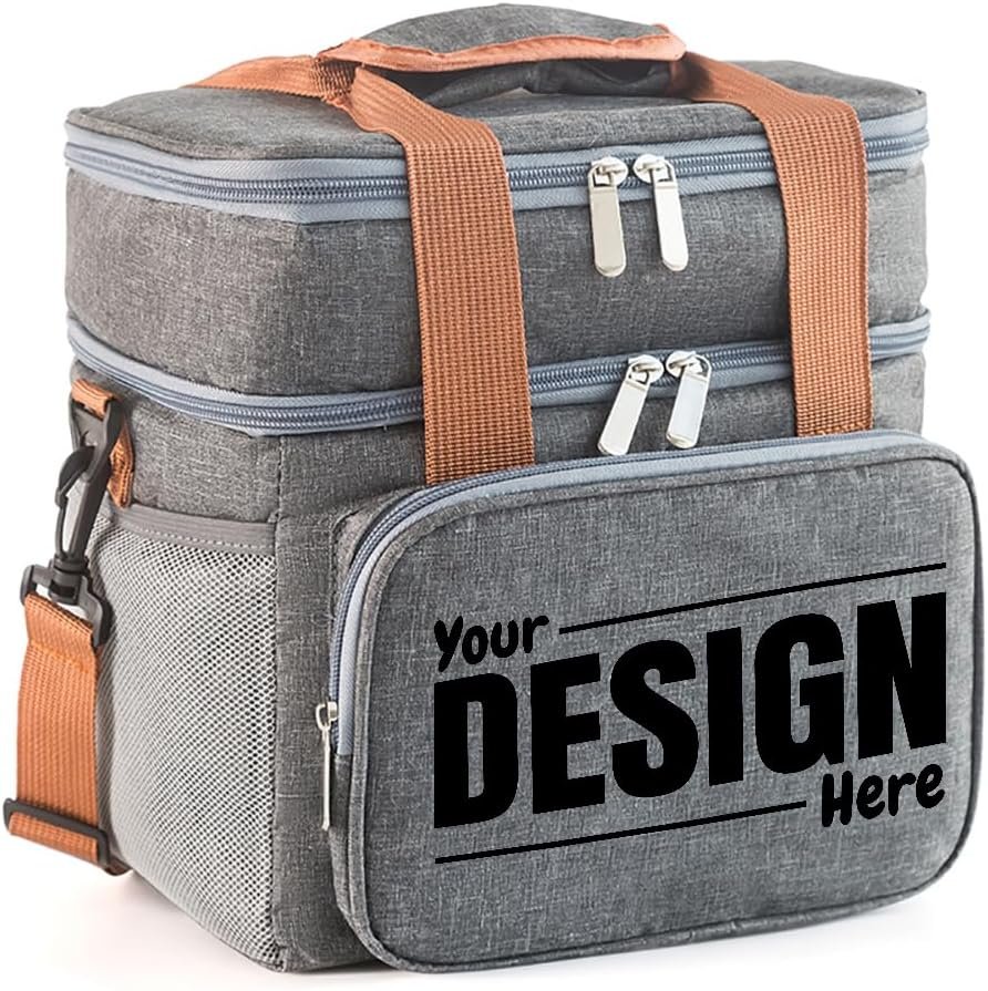 Cooler Bag Isotherme Personnalisé 12L avec Logo Texte Photo - Grossiste Fournisseur OEM - Sac à Lunch Coloré et Pratique