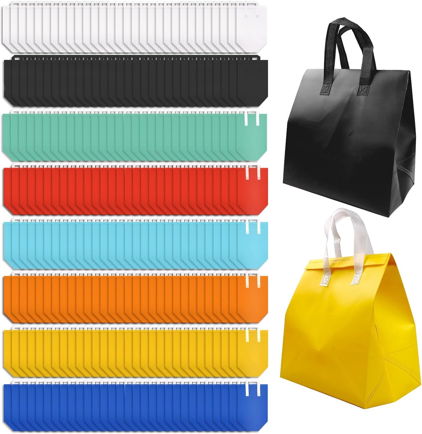 Grossiste 240 Pcs Sacs Isolés Pour Emporter 10,24 x 11,02 x 6,69 Pouces Vente en Gros Sacs Thermiques Jetables pour Livraison de Nourriture Chaude Froide Système de Refroidissement (8 Couleurs) Fabricant de Sacs à Logo Personnalisé Grossiste 240 Pcs Sacs Isolés Pour Emporter 10,24 x 11,02 x 6,69 Pouces Vente en Gros Sacs Thermiques Jetables pour Livraison de Nourriture Chaude Froide Système de Refroidissement (8 Couleurs) Fabricant de Sacs à Logo Personnalisé